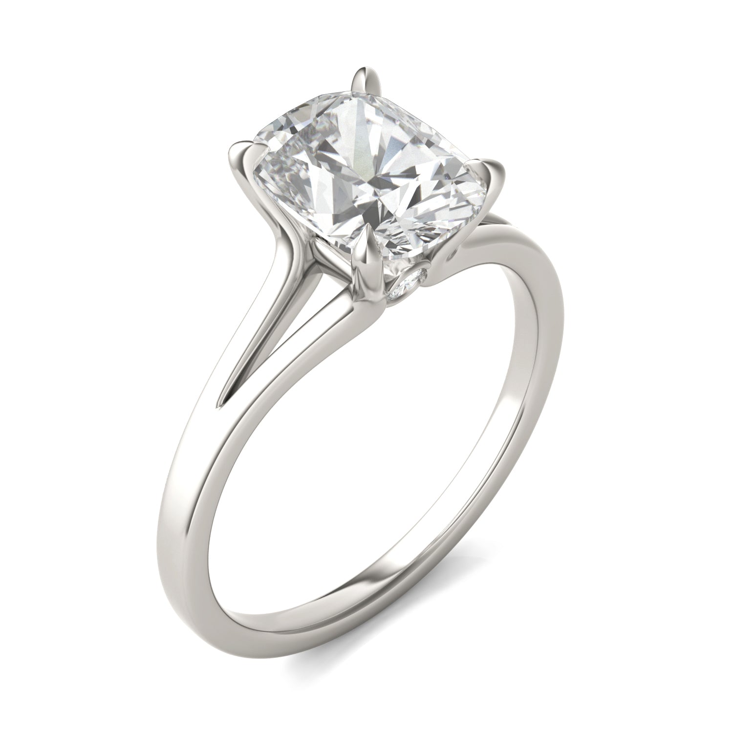 2.36 CTW DEW Elongated Cushion Forever Bright™ Moissanite Ring