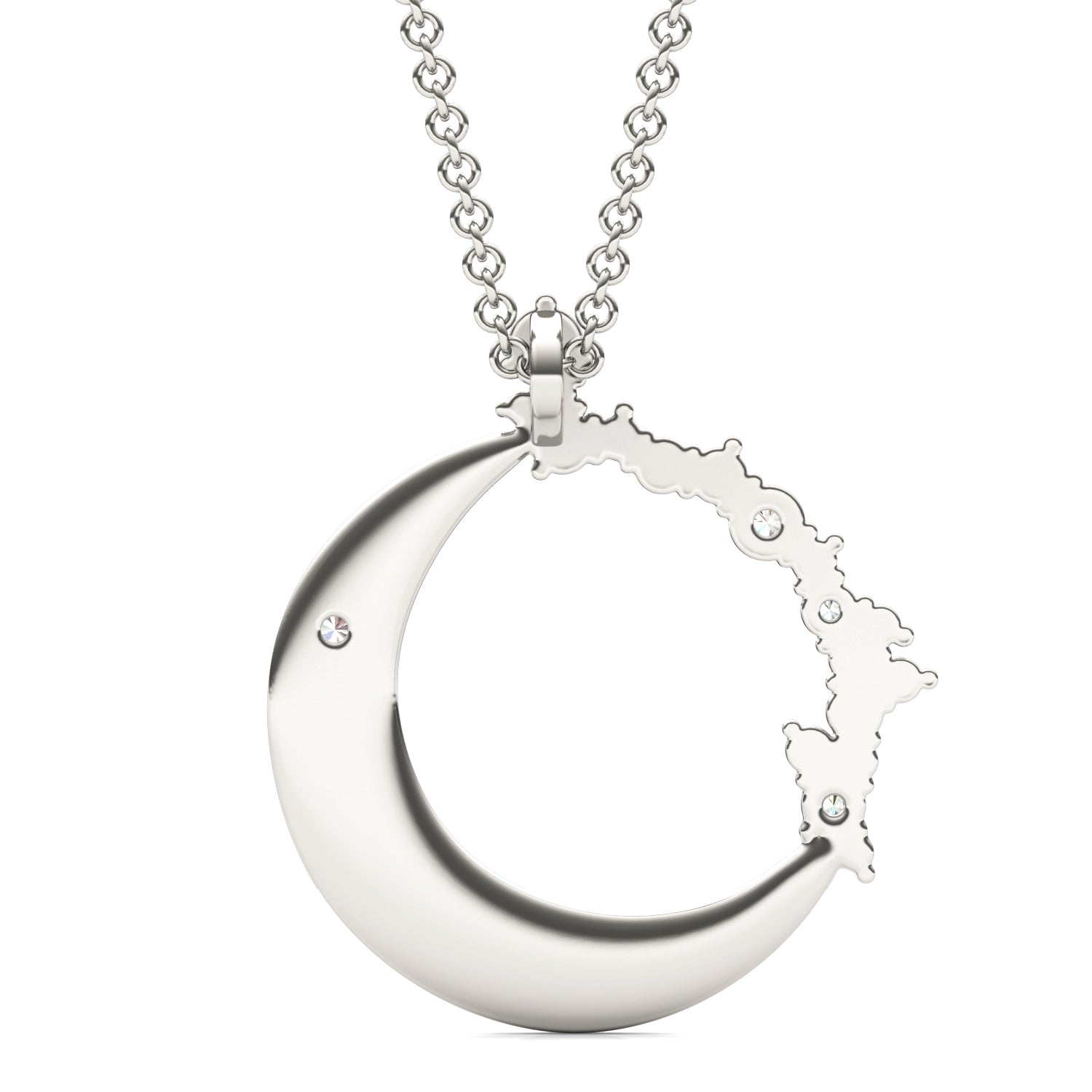 0.29 CTW DEW Round Forever Bright™ Moissanite Necklace