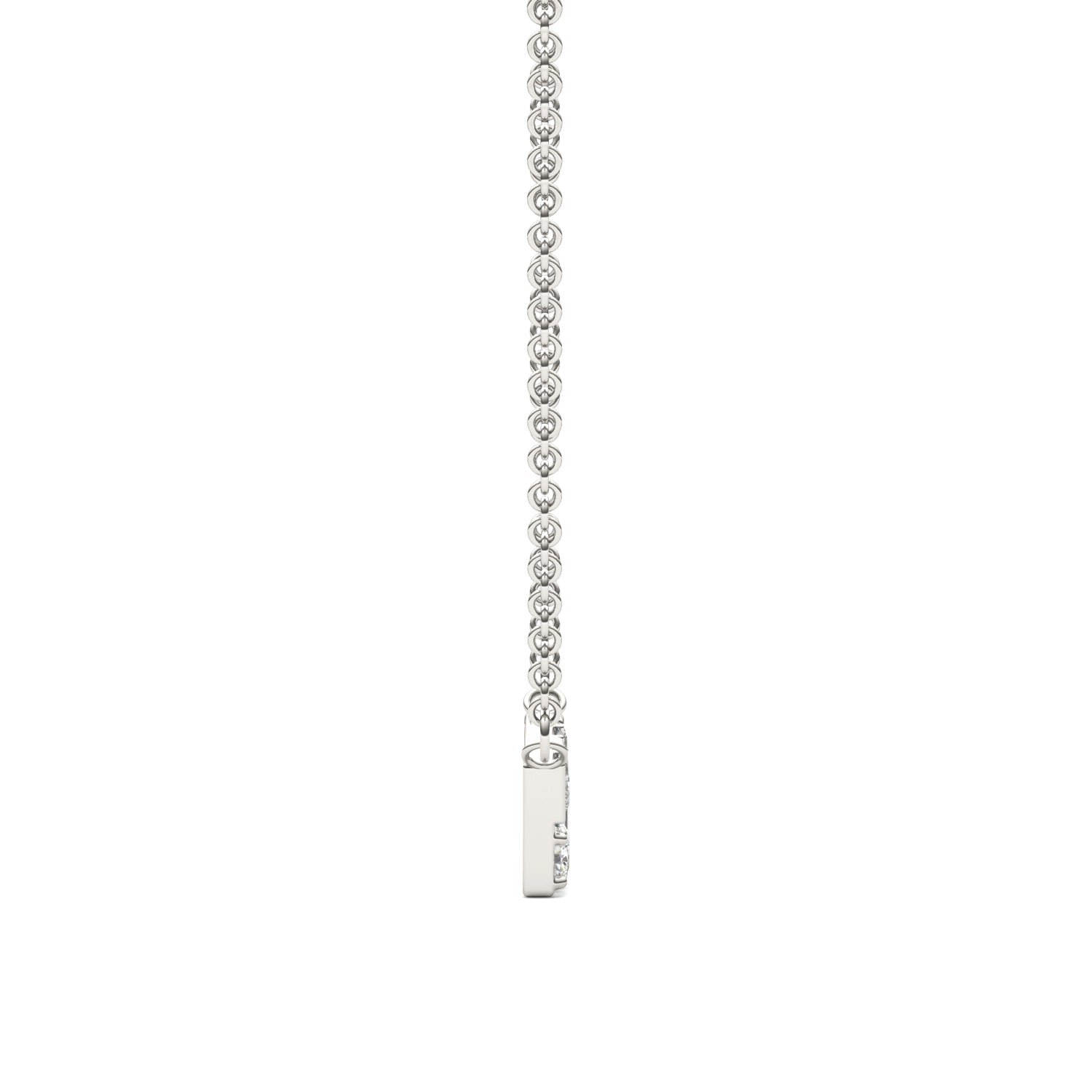 0.82 CTW DEW Straight Baguette Forever Bright™ Moissanite Necklace