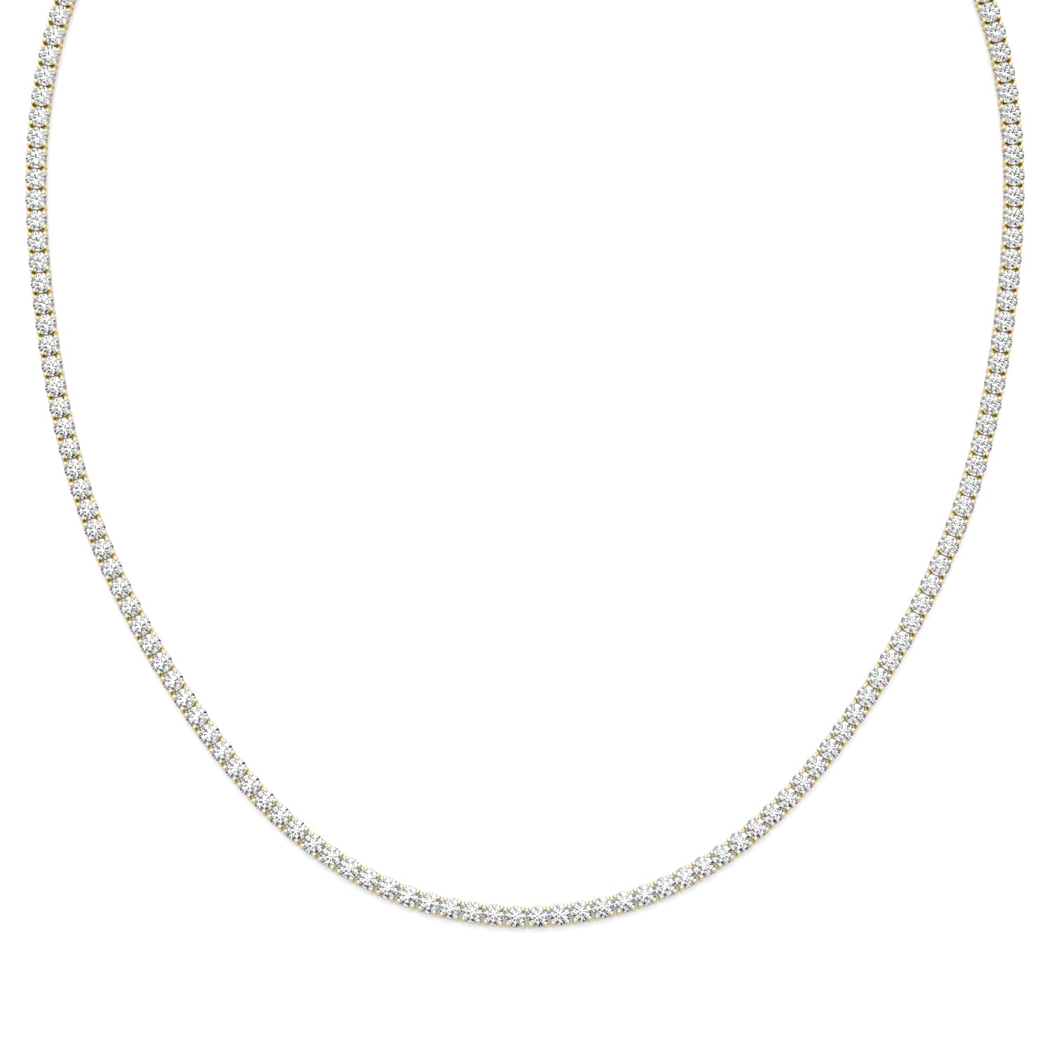6 1/4 CTW Round Caydia® Lab Grown Diamond Tennis Necklace