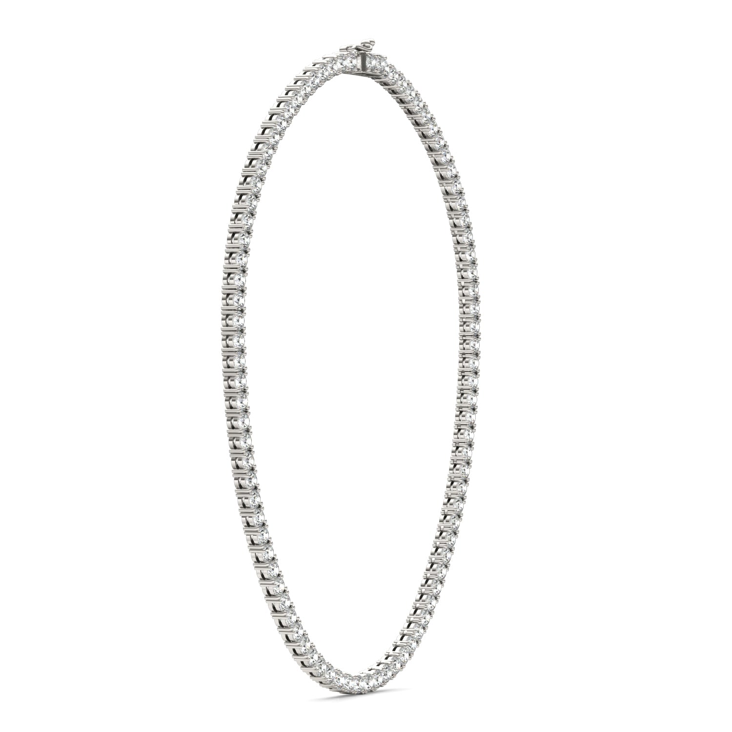 20.47 CTW DEW Round Forever One™ Moissanite Tennis Necklace