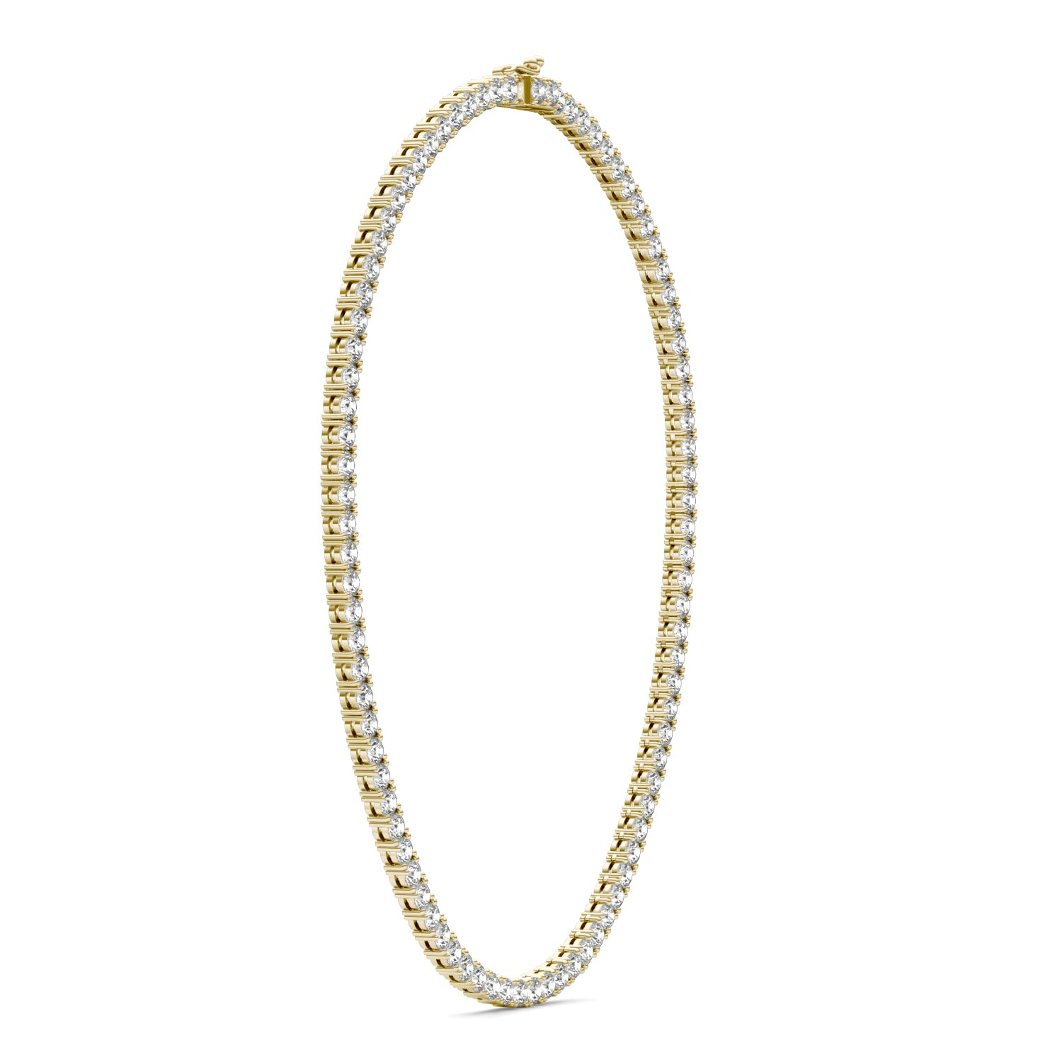 20.47 CTW DEW Round Forever One™ Moissanite Tennis Necklace