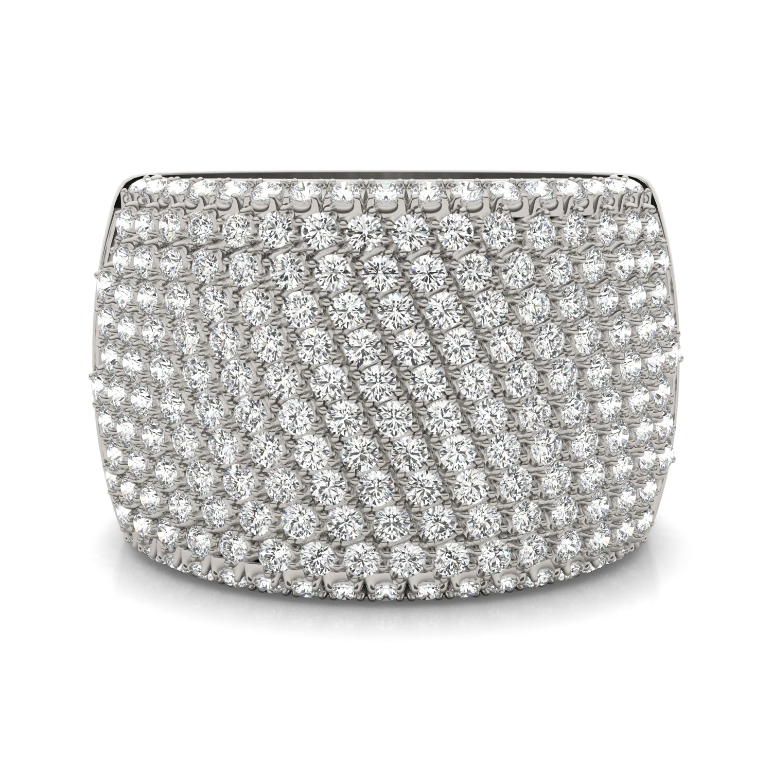 2 1/2 CTW Round Caydia® Lab Grown Diamond Pavé Statement Ring