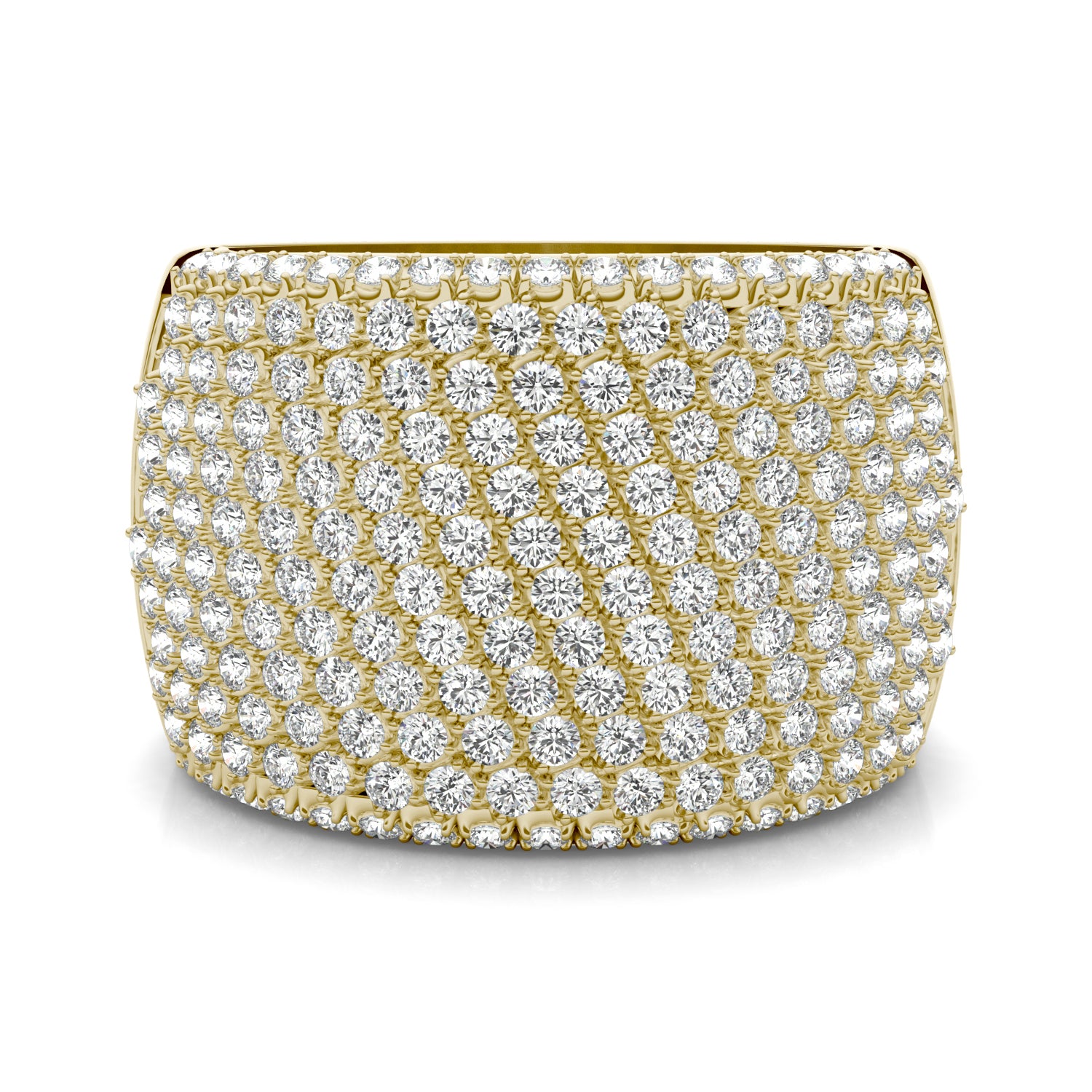 2 1/2 CTW Round Caydia® Lab Grown Diamond Pavé Statement Ring