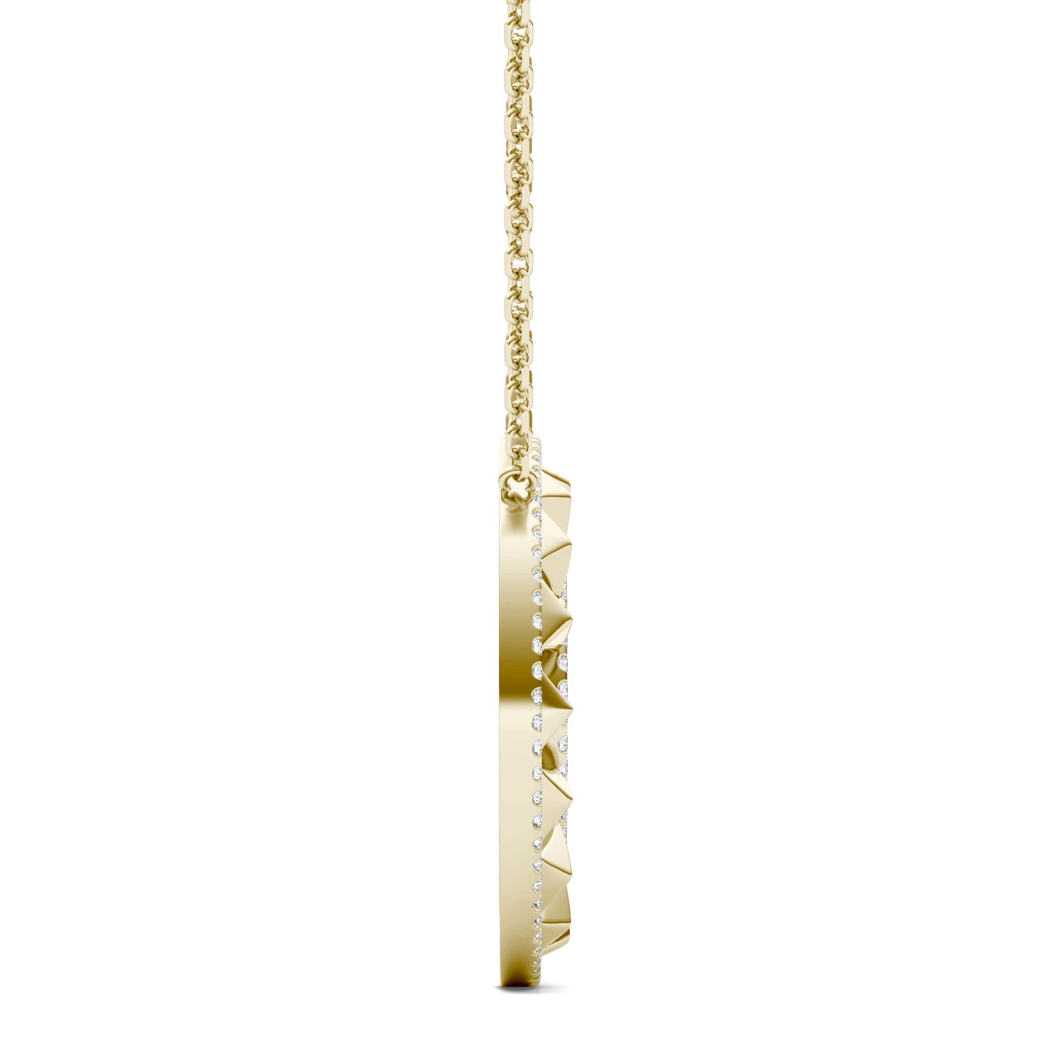 2/5 CTW Round Caydia® Lab Grown Diamond Ouro Collection Double Halo Necklace