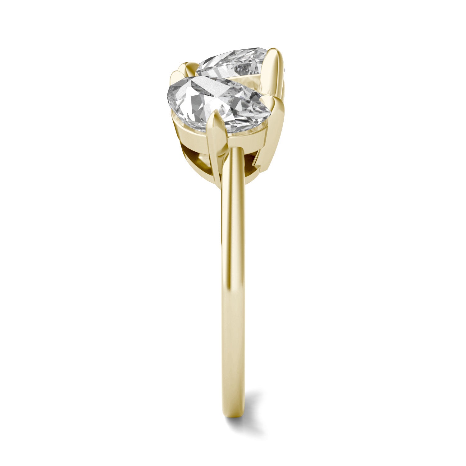 3.30 CTW DEW Marquise Forever One™ Moissanite Classic Toi et Moi Ring