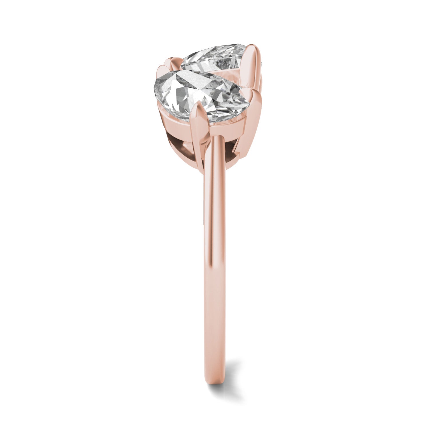 3.30 CTW DEW Marquise Forever One™ Moissanite Classic Toi et Moi Ring