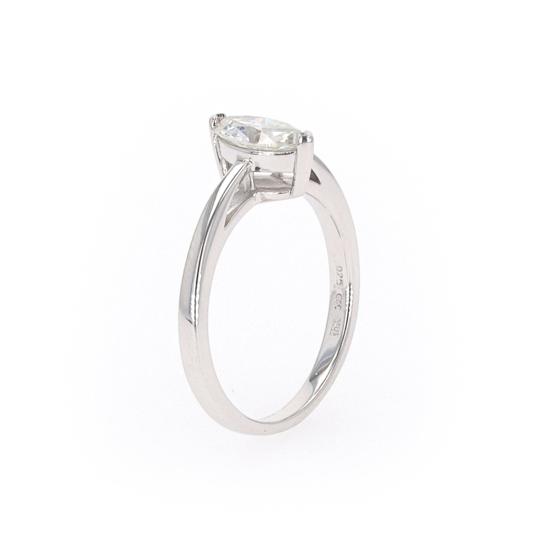 0.70 CTW DEW Marquise Forever Classic™ Moissanite Ring