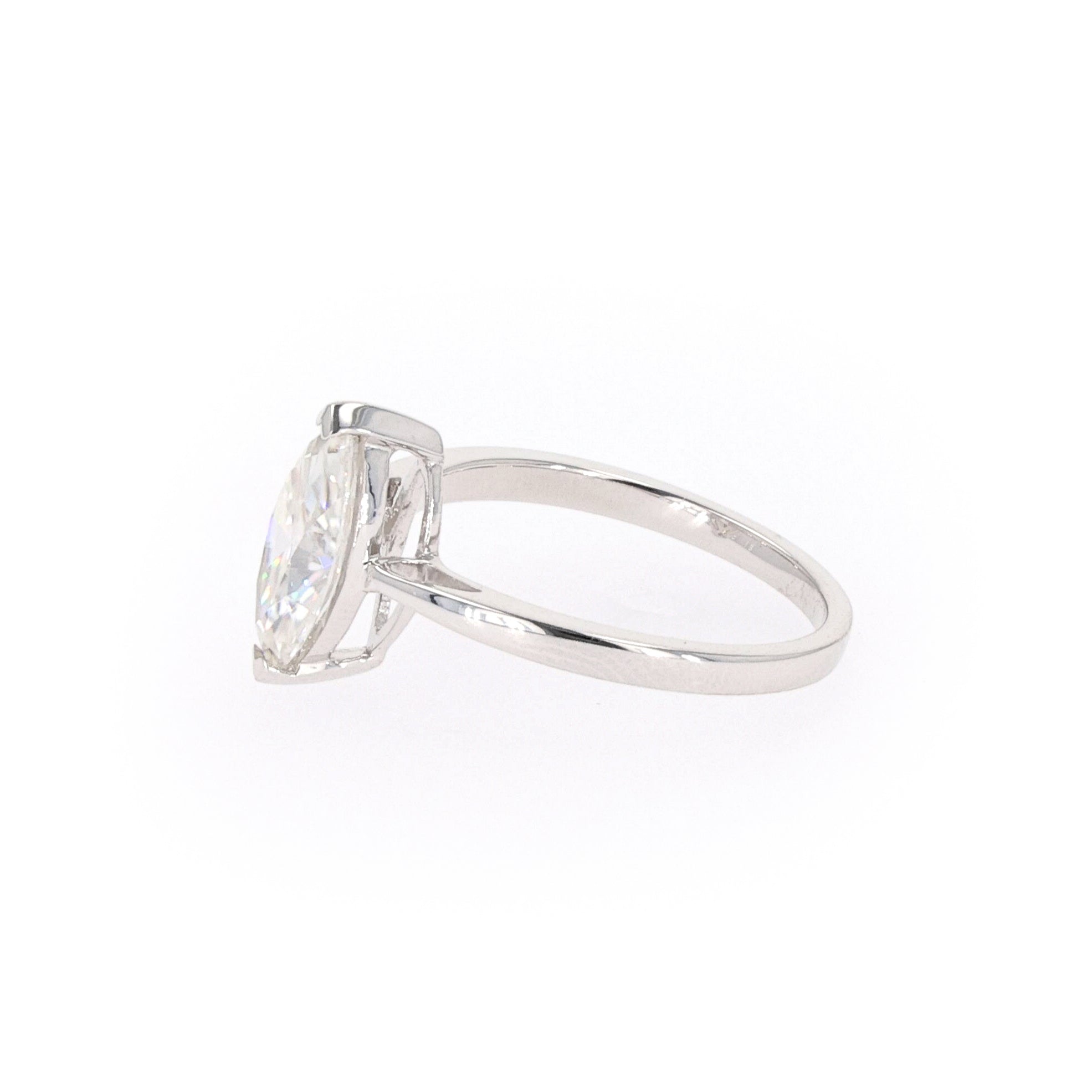 1.80 CTW DEW Marquise Forever Classic™ Moissanite Ring