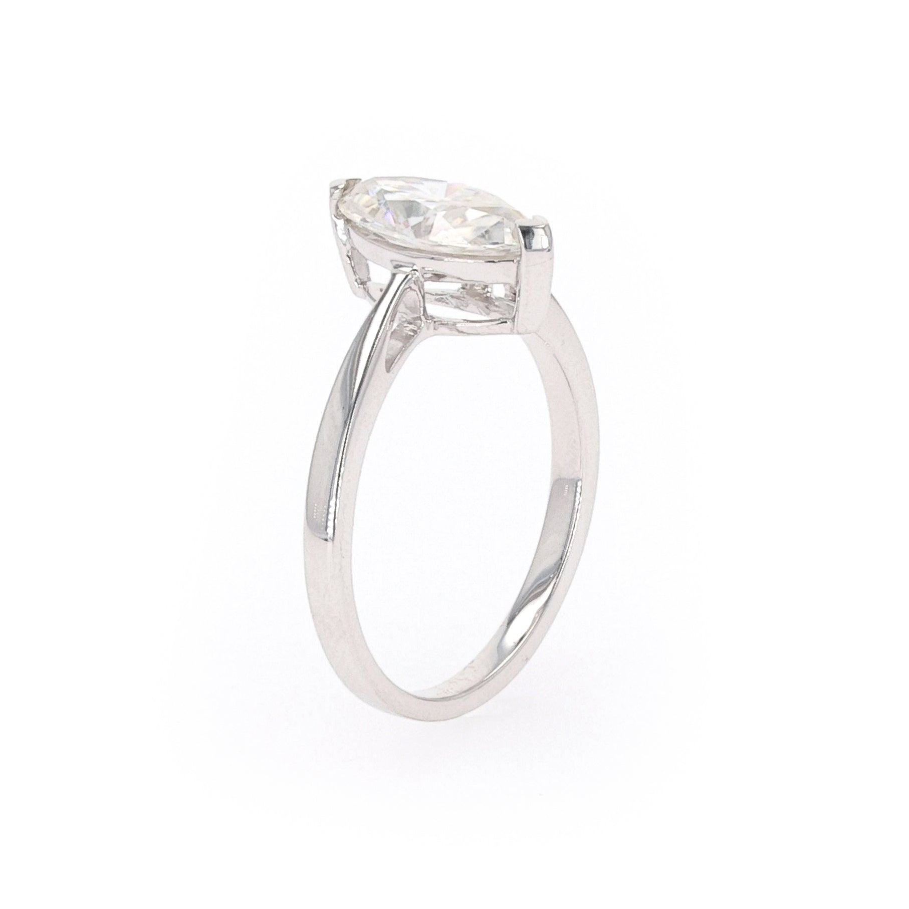 1.80 CTW DEW Marquise Forever Classic™ Moissanite Ring
