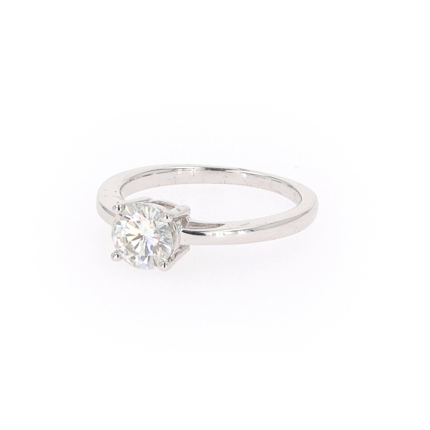 1.00 CTW DEW Round Forever Classic™ Moissanite Ring