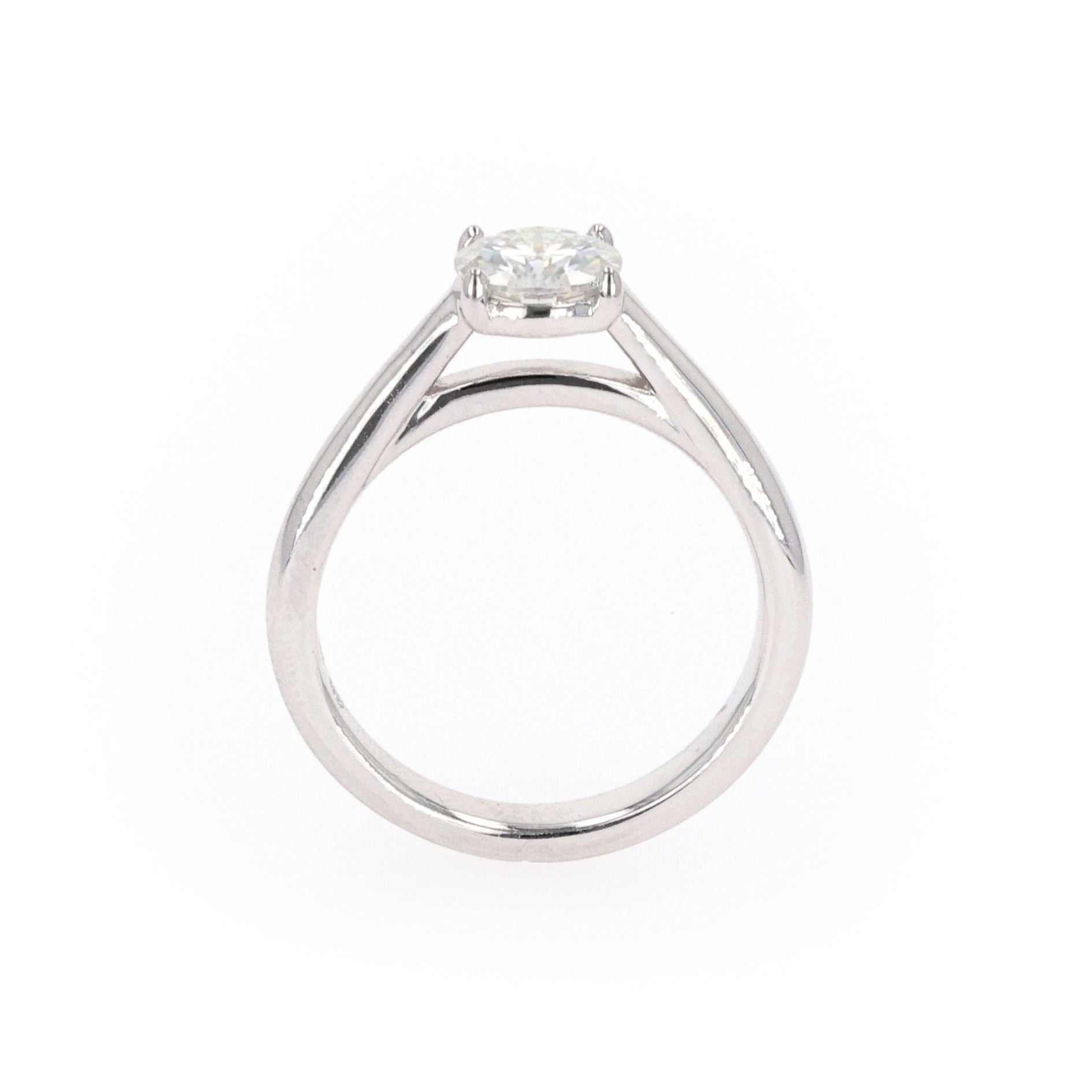 1.00 CTW DEW Round Forever Classic™ Moissanite Ring