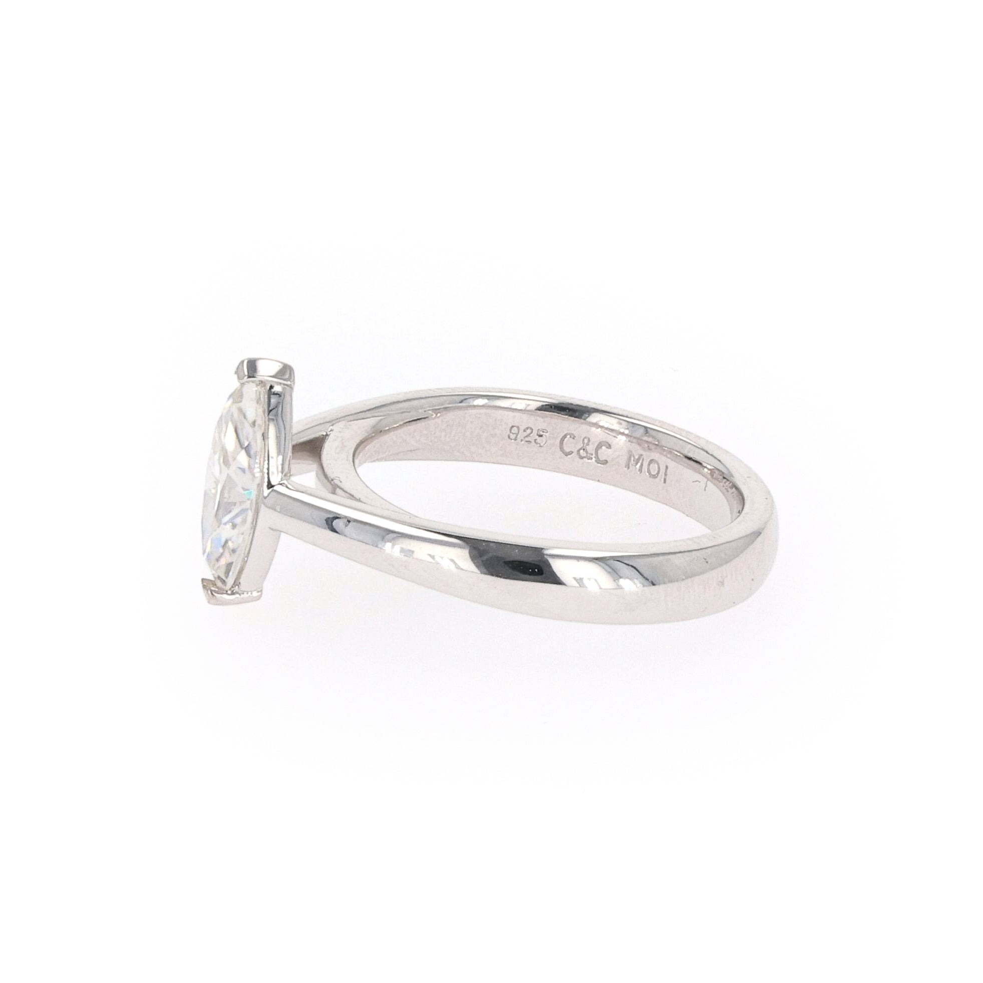 1.40 CTW DEW Marquise Forever Classic™ Moissanite Ring