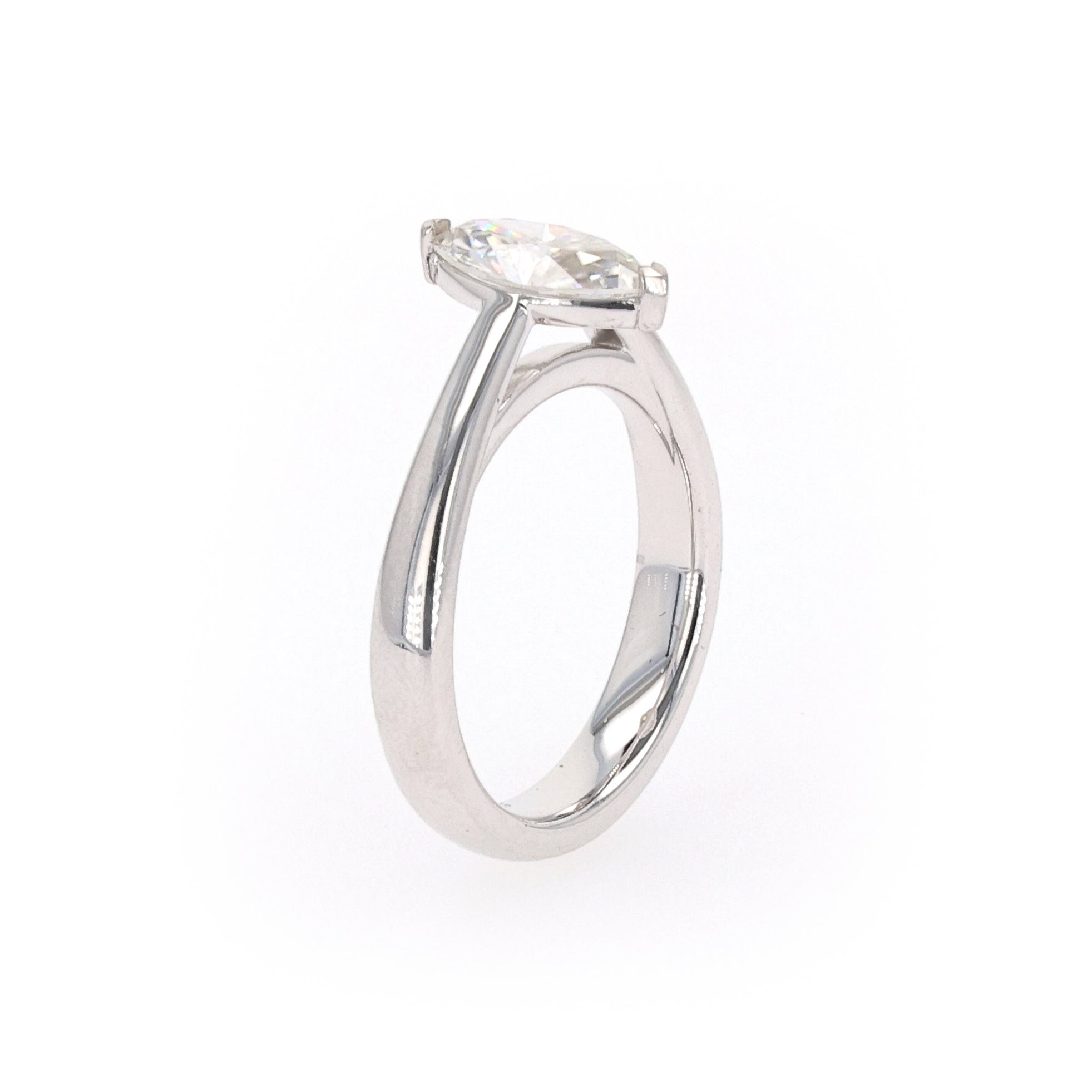 1.40 CTW DEW Marquise Forever Classic™ Moissanite Ring