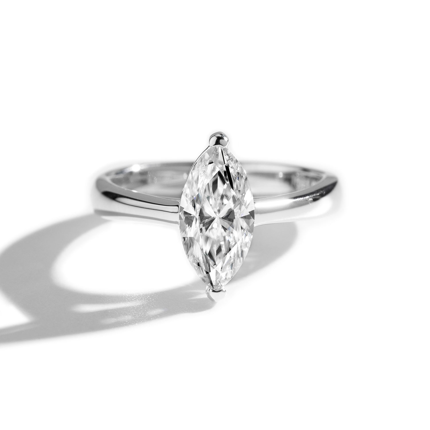 1.80 CTW DEW Marquise Forever Classic™ Moissanite Ring