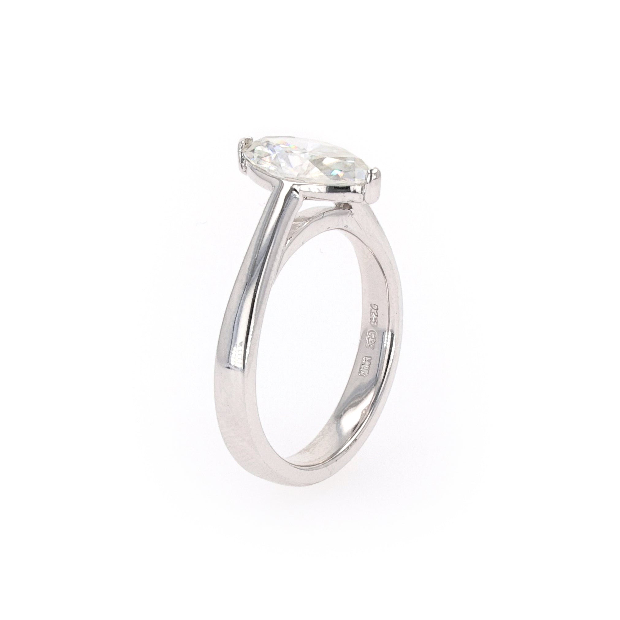 1.80 CTW DEW Marquise Forever Classic™ Moissanite Ring