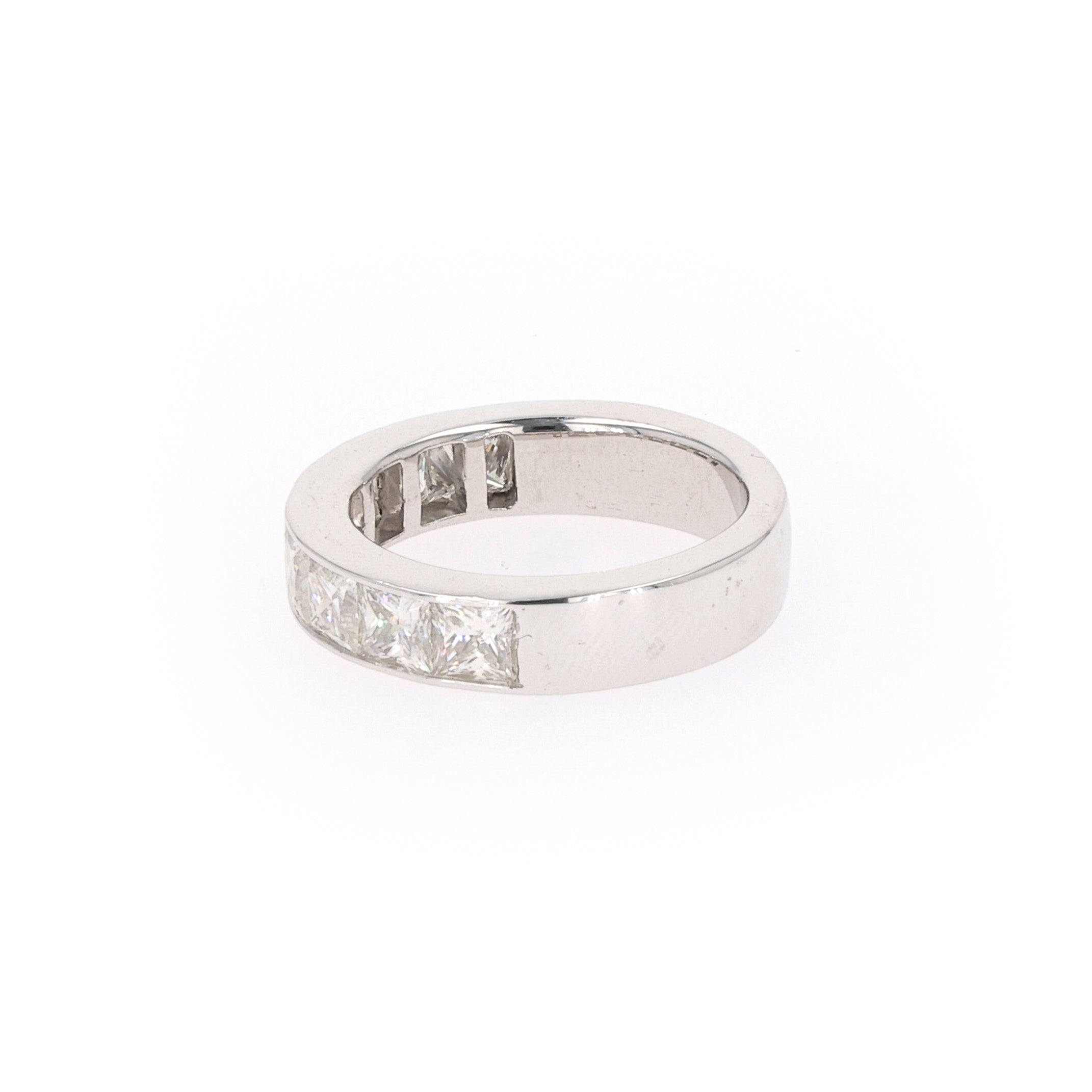 2.96 CTW DEW Princess Forever Classic™ Moissanite Ring