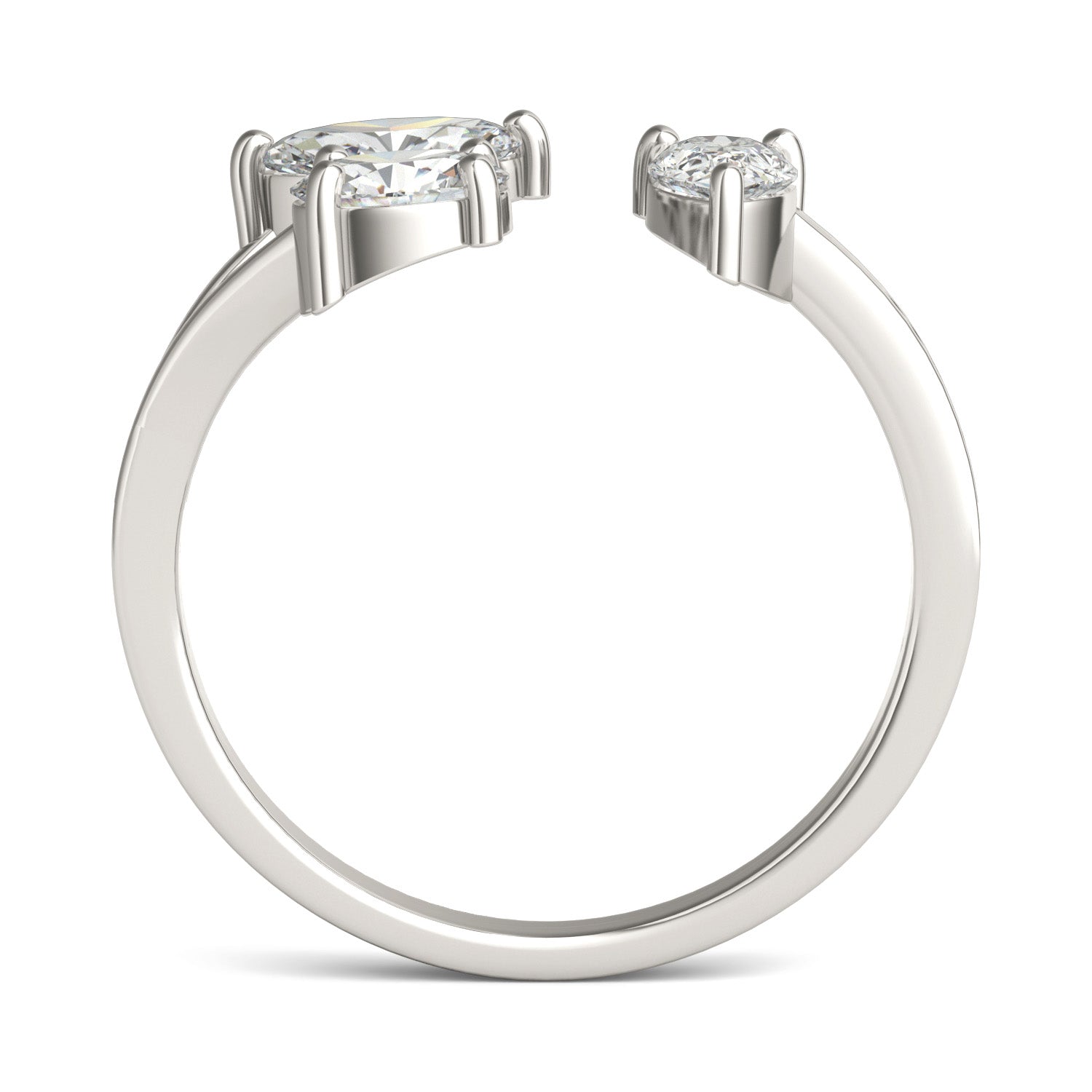 7/8 CTW Marquise Caydia® Lab Grown Diamond Three Stone Fashion Ring