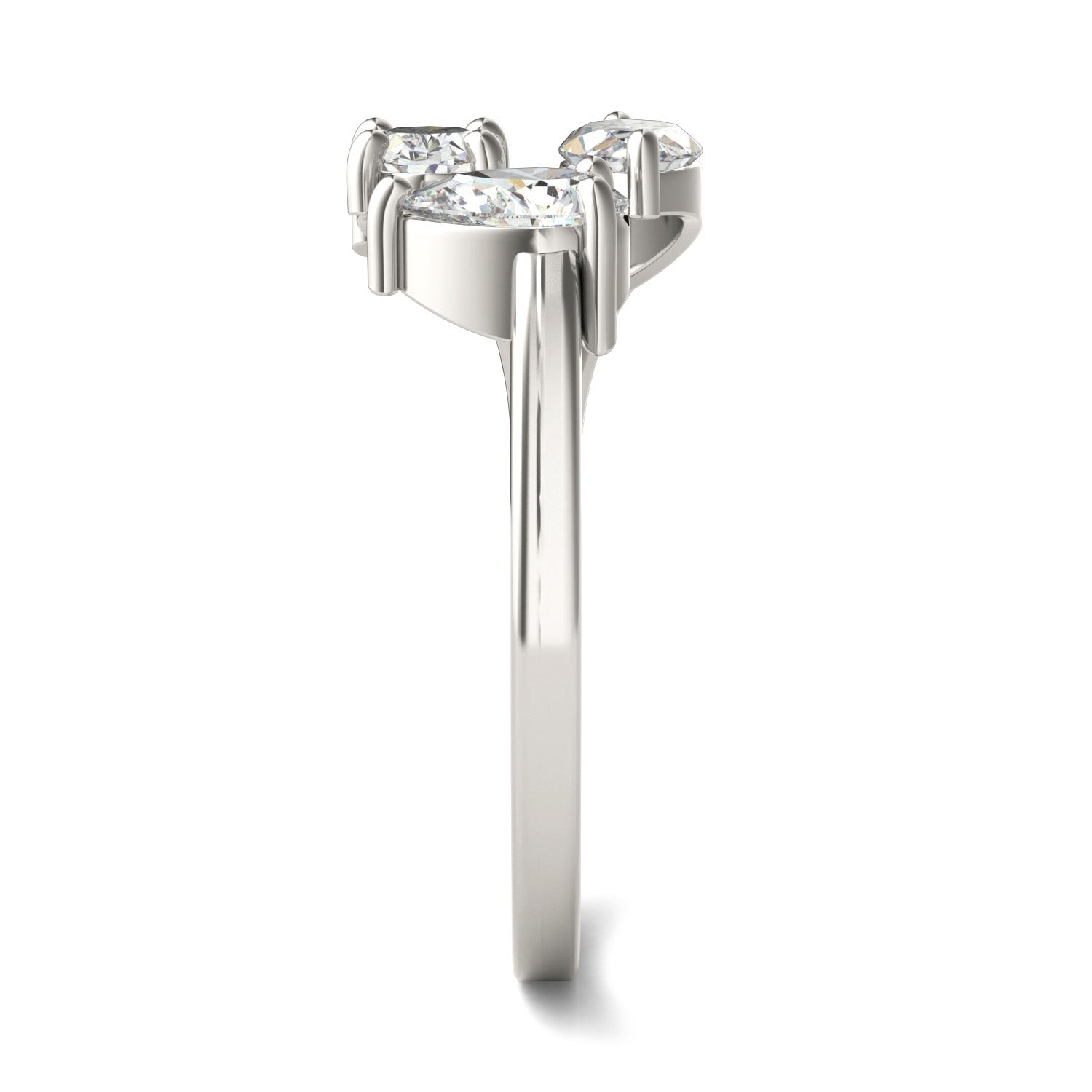 7/8 CTW Marquise Caydia® Lab Grown Diamond Three Stone Fashion Ring