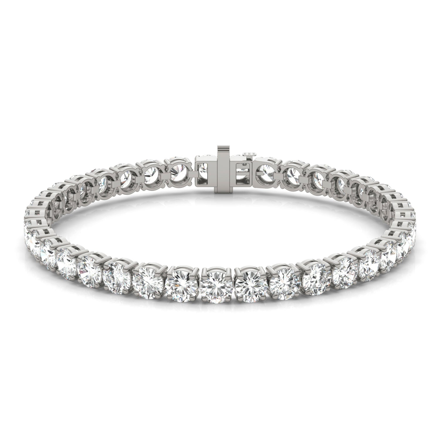 12.21 CTW DEW Round Forever Classic™ Moissanite Bracelet