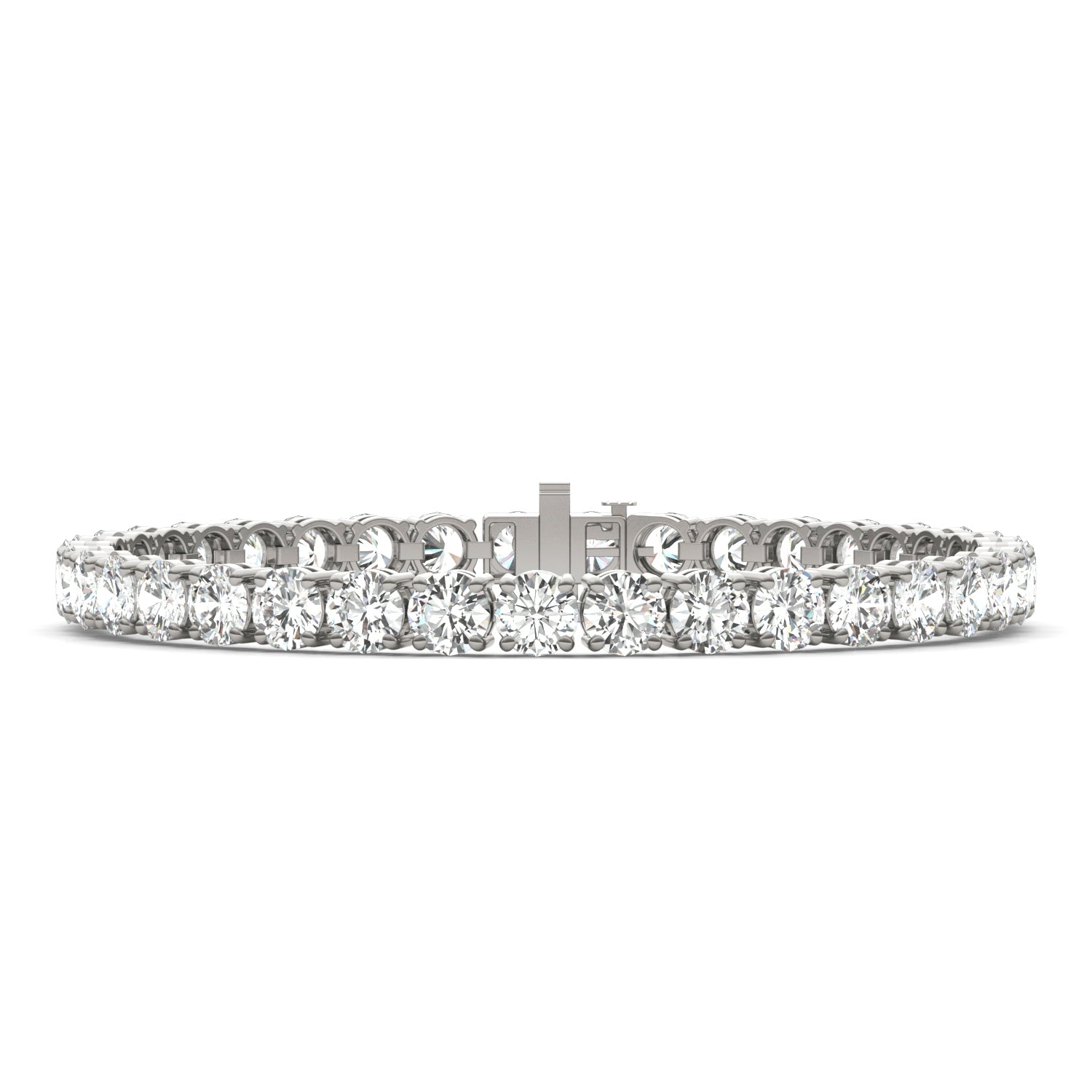 12.21 CTW DEW Round Forever Classic™ Moissanite Bracelet