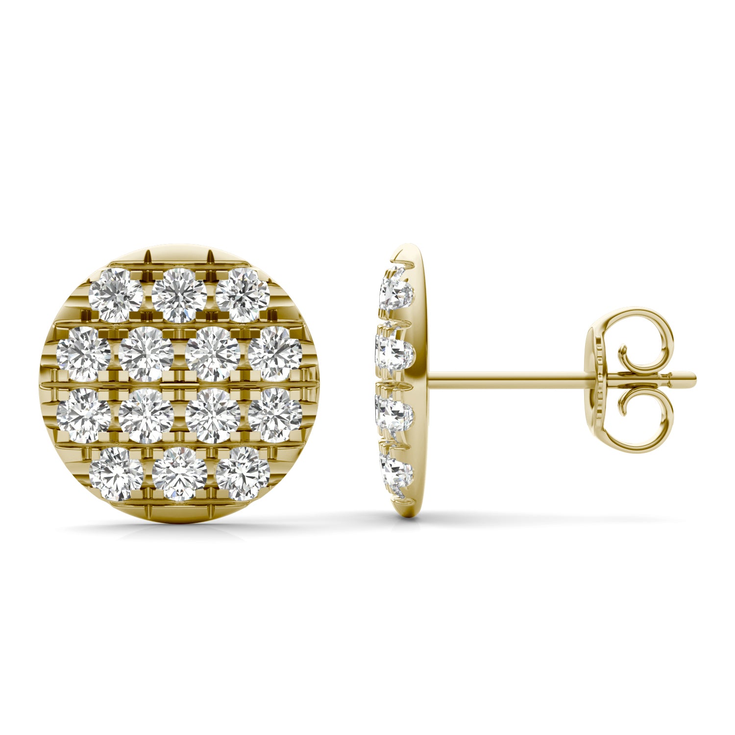 1 CTW Round Caydia® Lab Grown Diamond Earrings