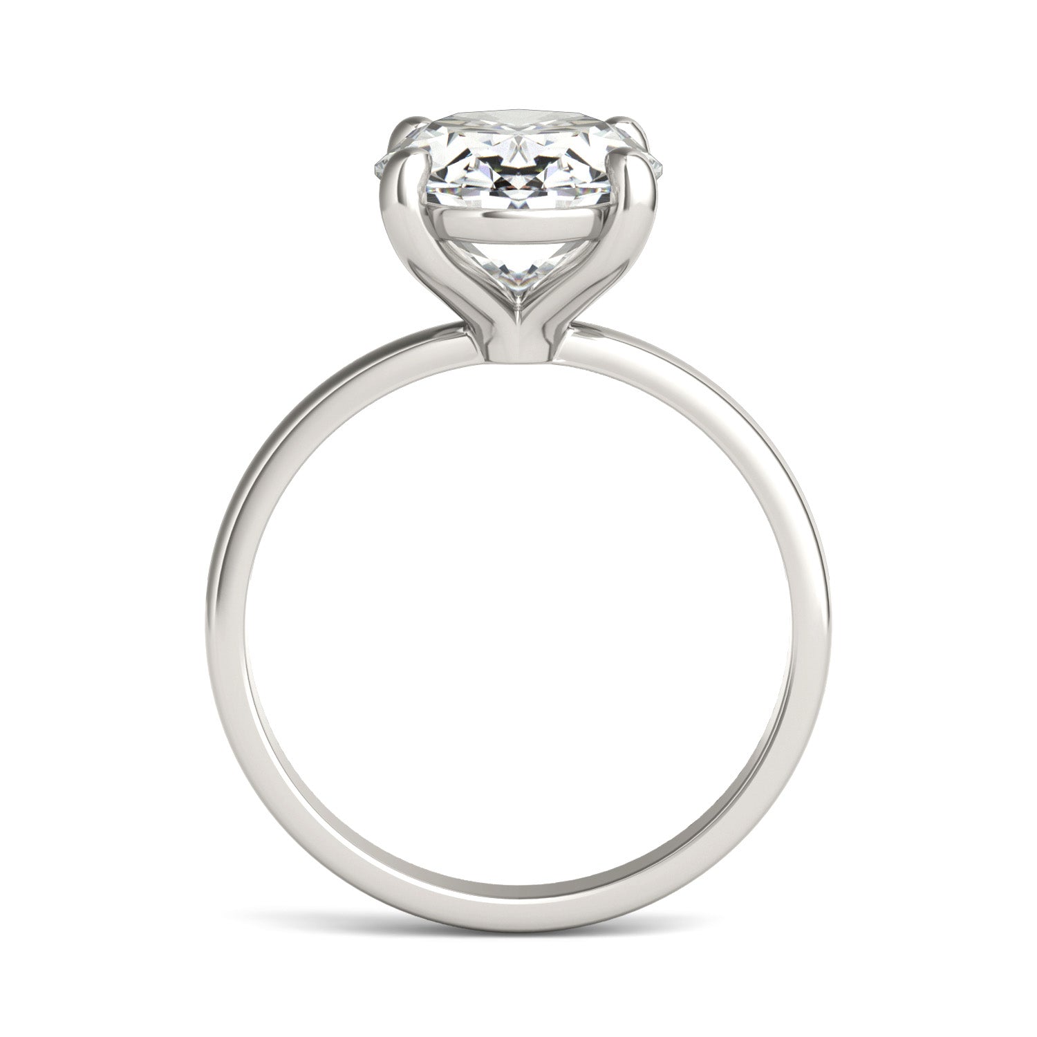 4 CTW Oval Caydia® Lab Grown Diamond Classic Solitaire Ring