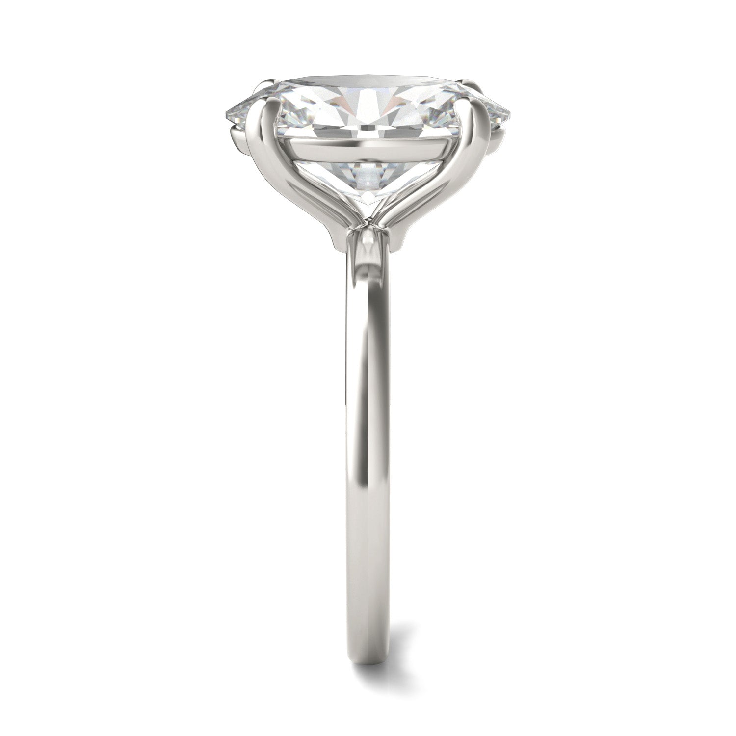 4 CTW Oval Caydia® Lab Grown Diamond Classic Solitaire Ring