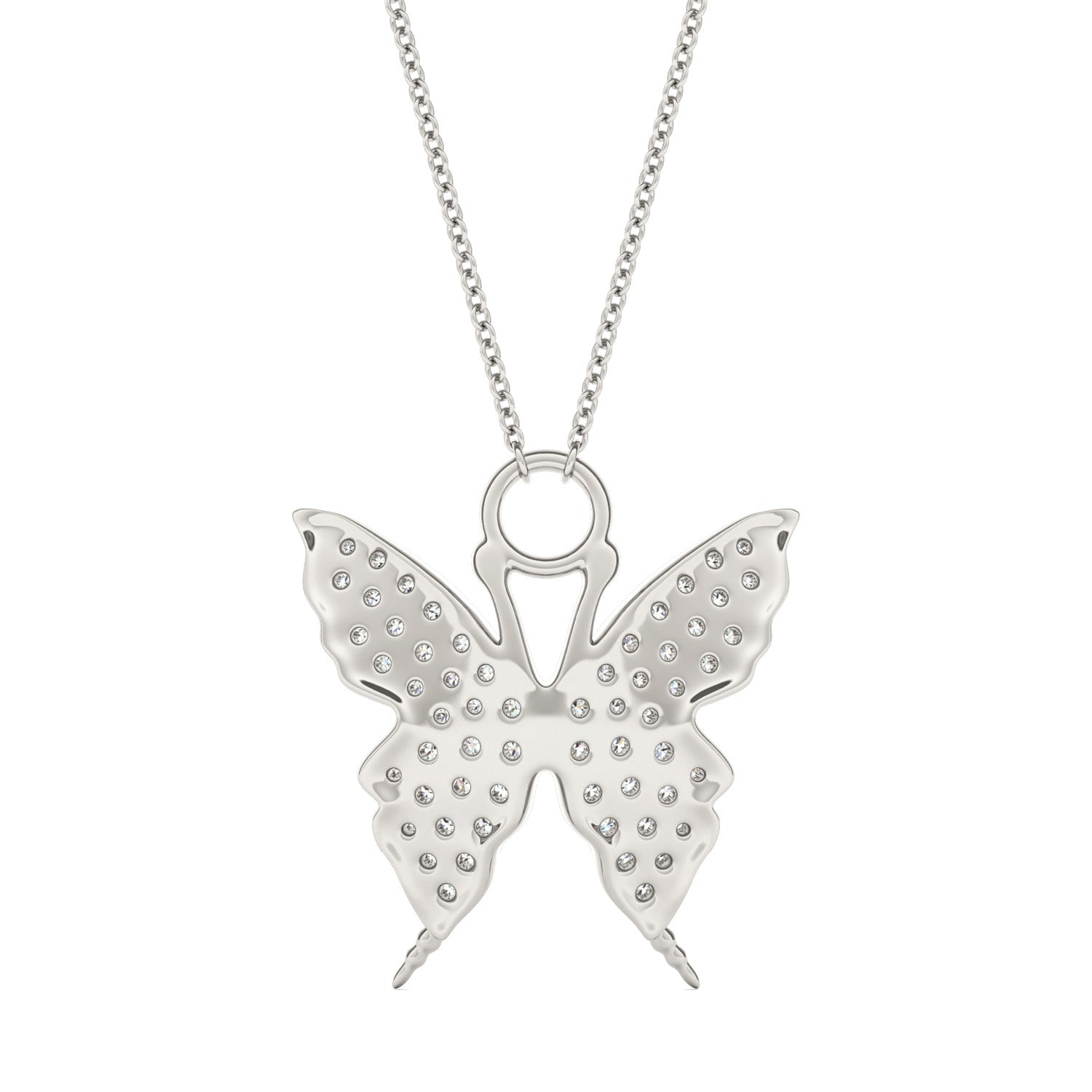 1/4 CTW Round Caydia® Lab Grown Diamond Butterfly Pendant Necklace