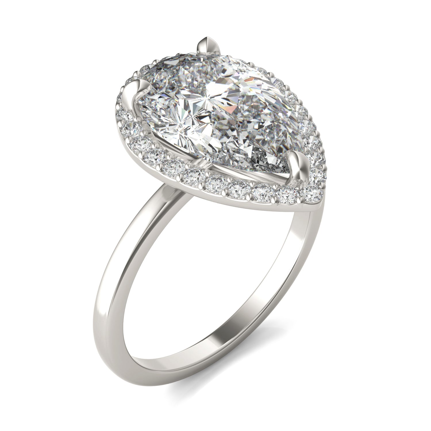 4 1/3 CTW Pear Caydia® Lab Grown Diamond Ring