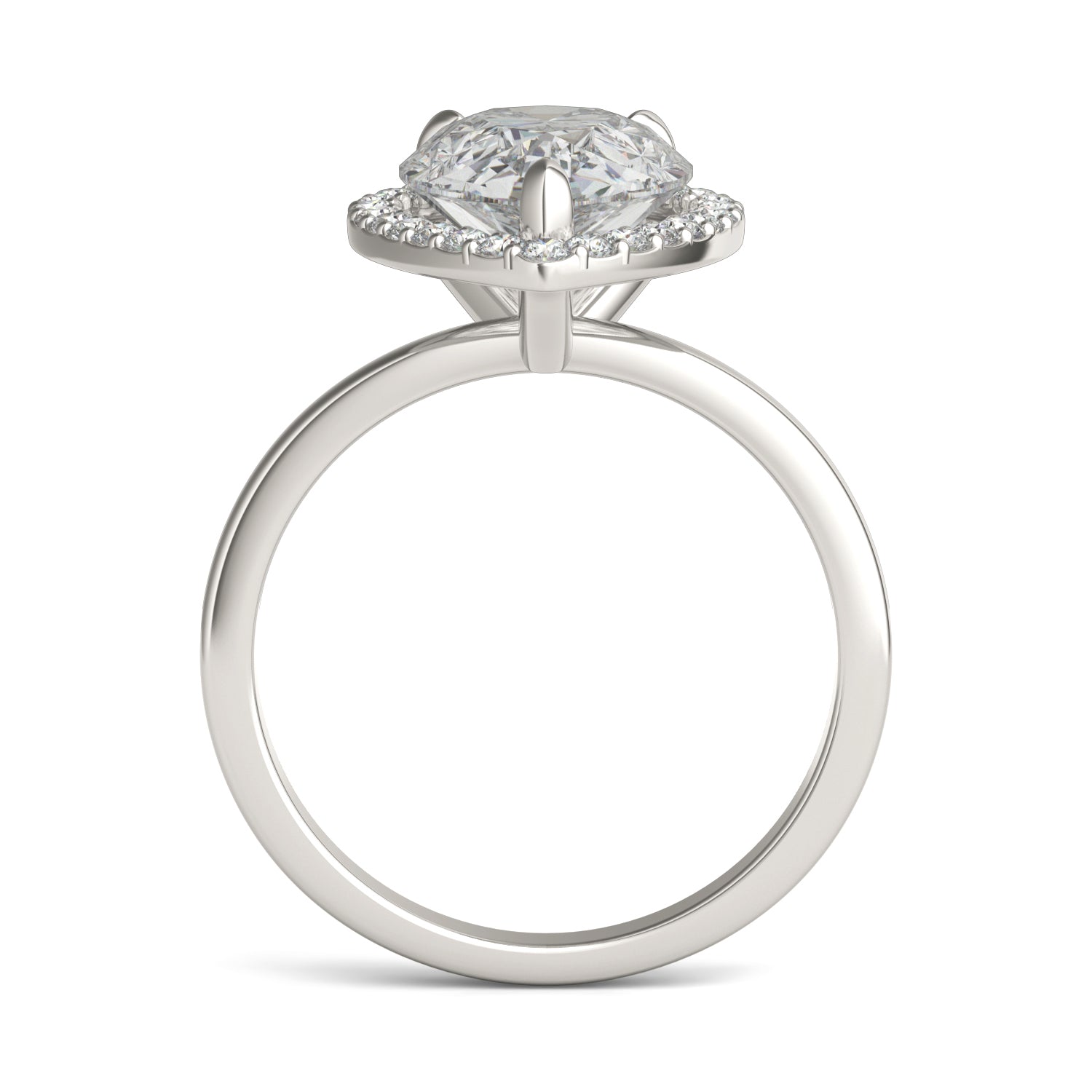 4 1/3 CTW Pear Caydia® Lab Grown Diamond Ring