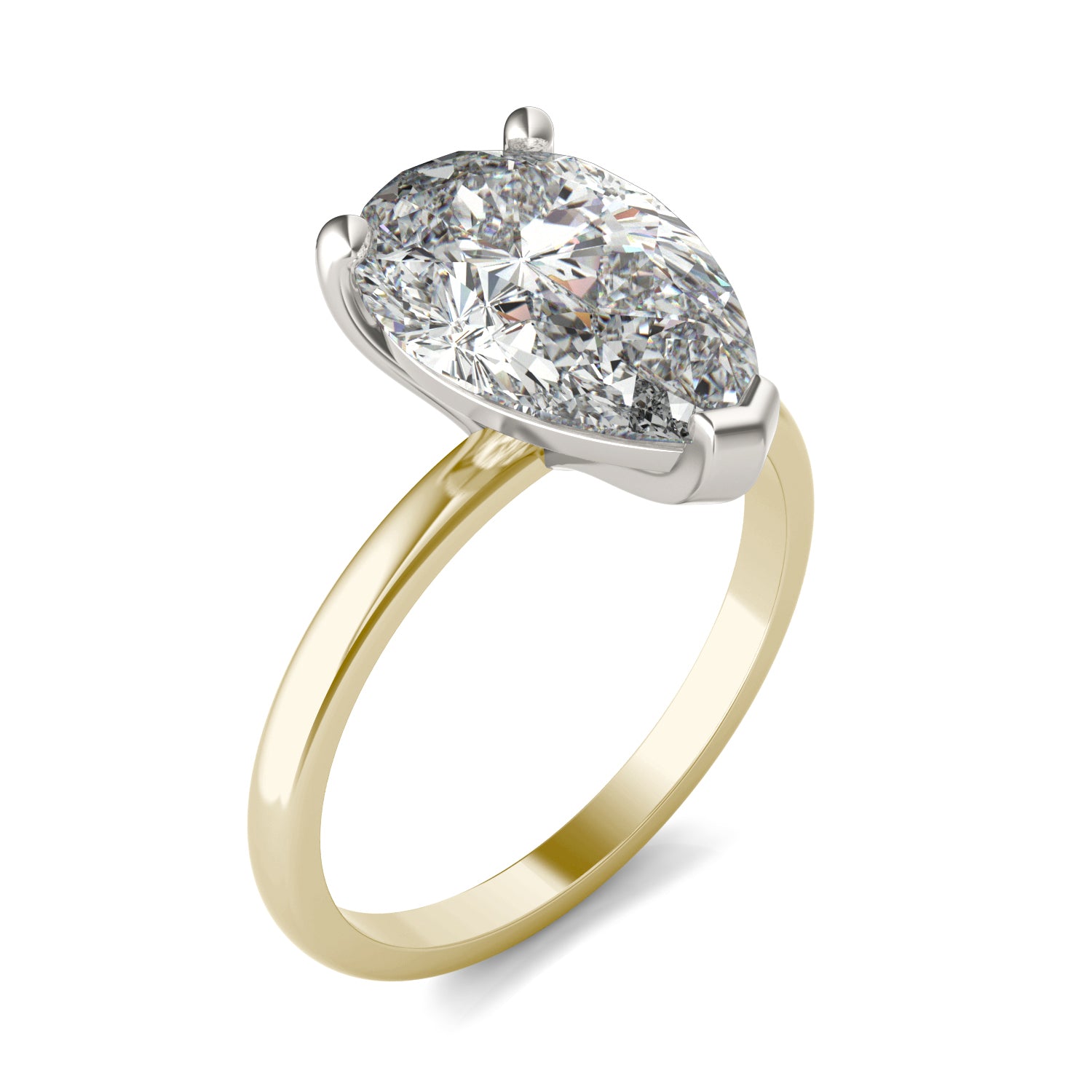 4 CTW Pear Caydia® Lab Grown Diamond Ring