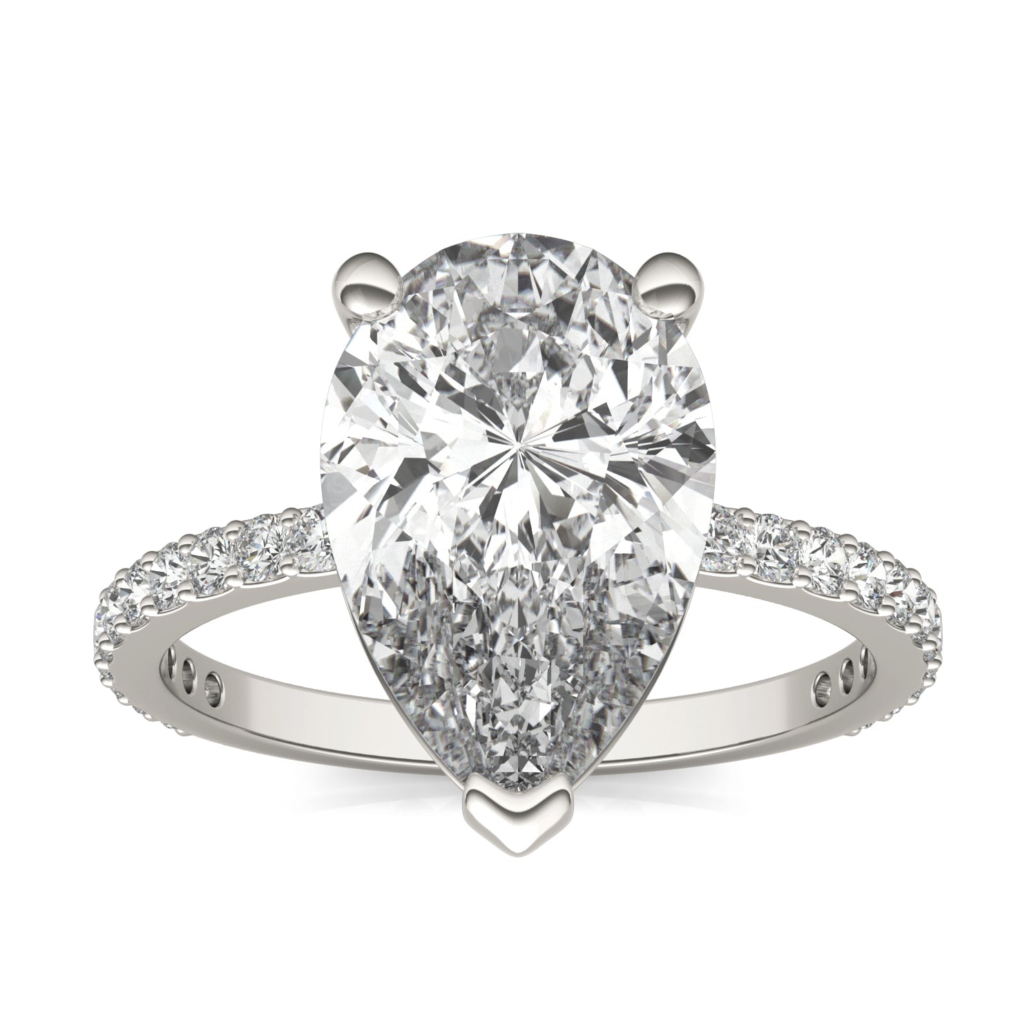 4 2/5 CTW Pear Caydia® Lab Grown Diamond Ring