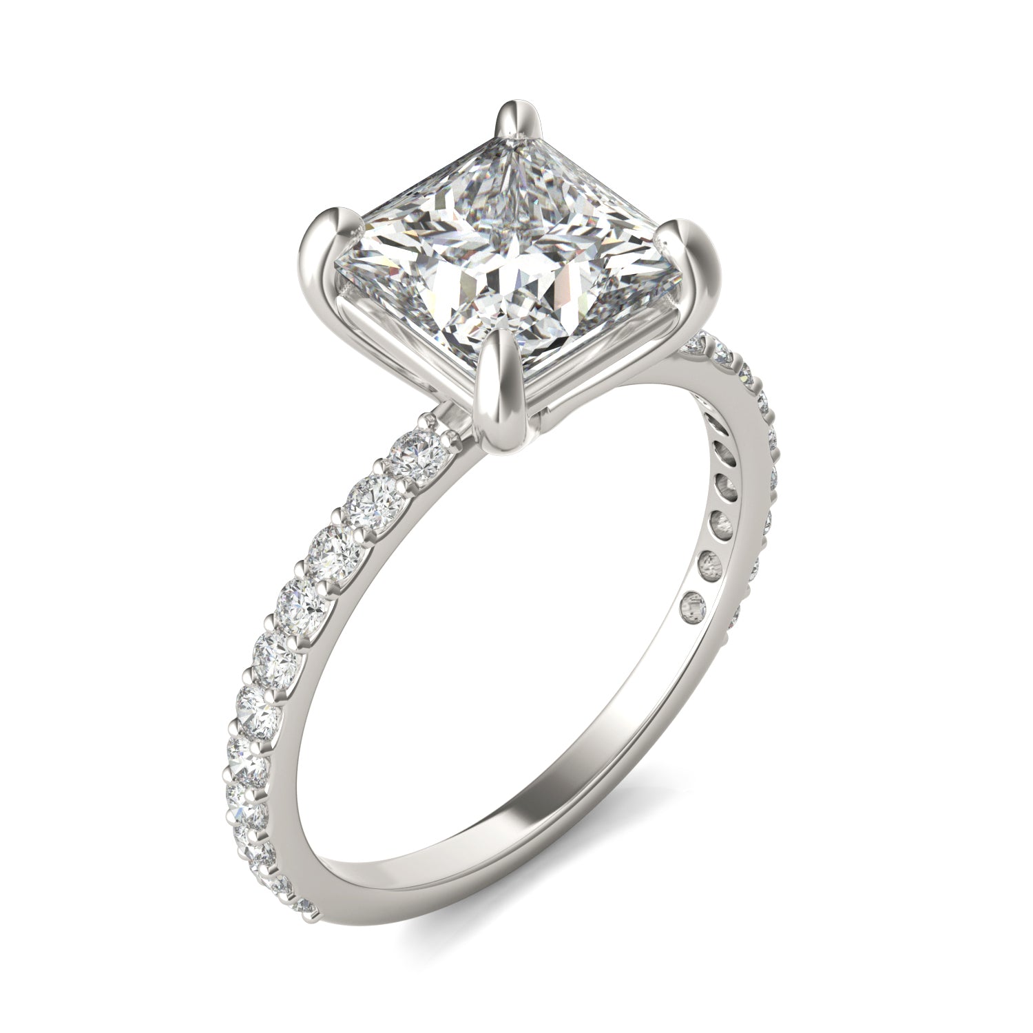 2 7/8 CTW Princess Caydia® Lab Grown Diamond Ring