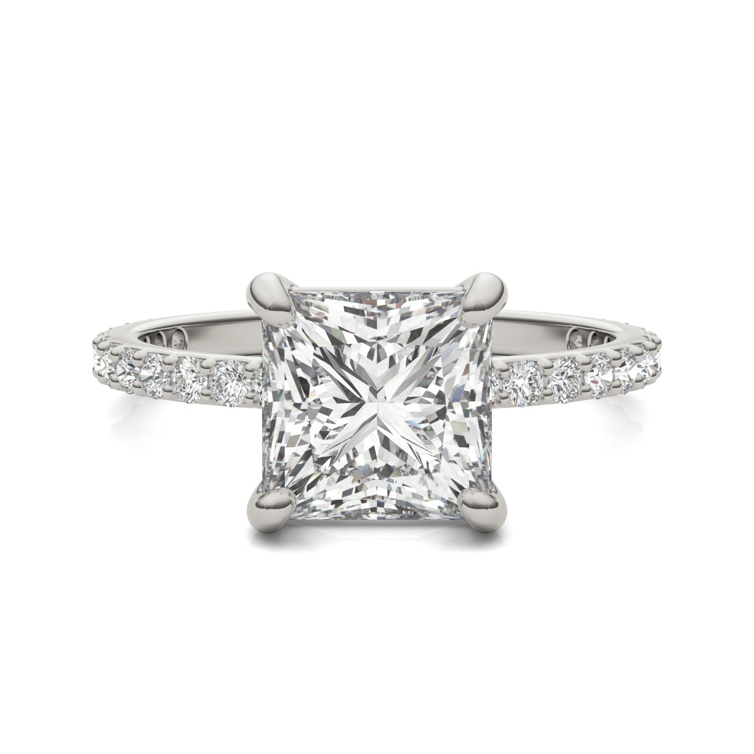 2 7/8 CTW Princess Caydia® Lab Grown Diamond Ring