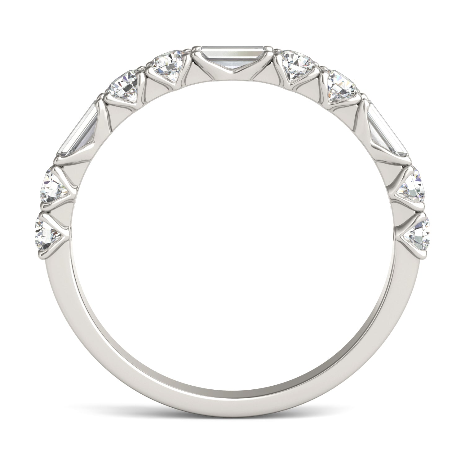 7/8 CTW Straight Baguette Caydia® Lab Grown Diamond Ring