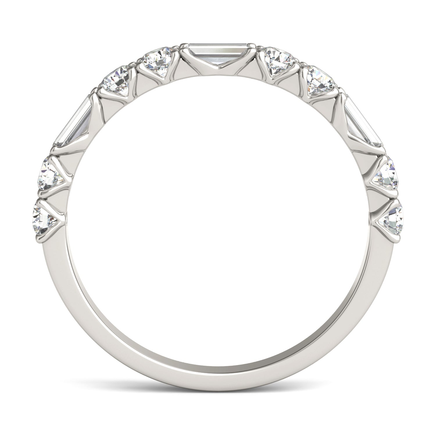 7/8 CTW Straight Baguette Caydia® Lab Grown Diamond Ring