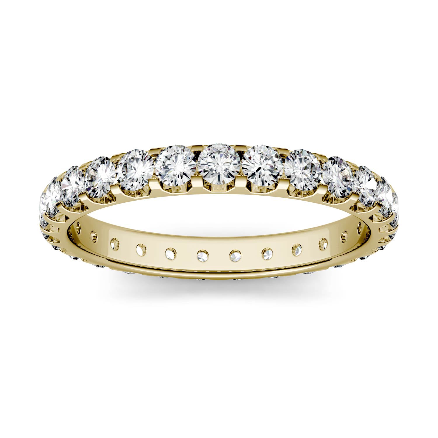 1.04 CTW DEW Round Forever One™ Moissanite Eternity Band Ring
