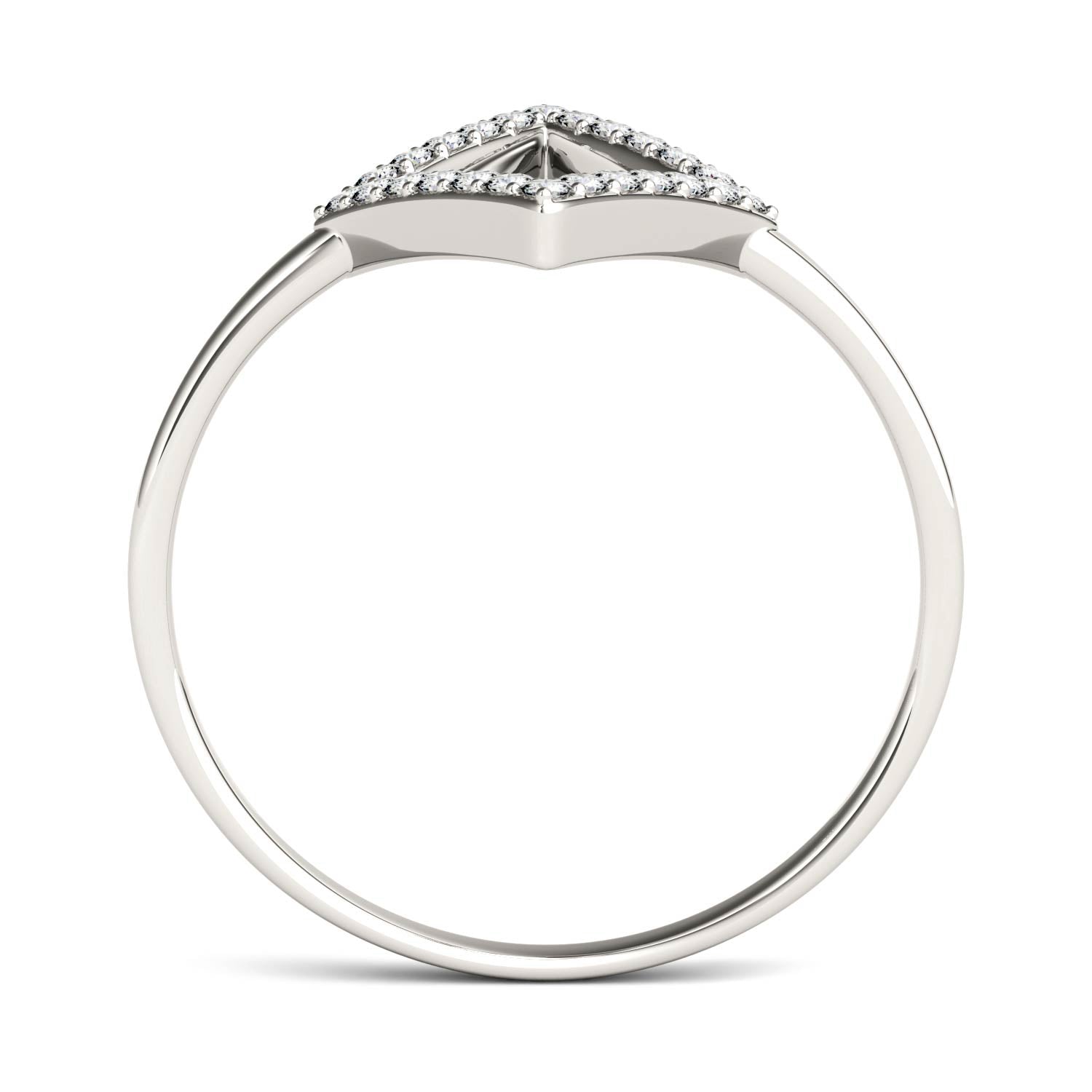 0.12 CTW DEW Round Forever One™ Moissanite Ring