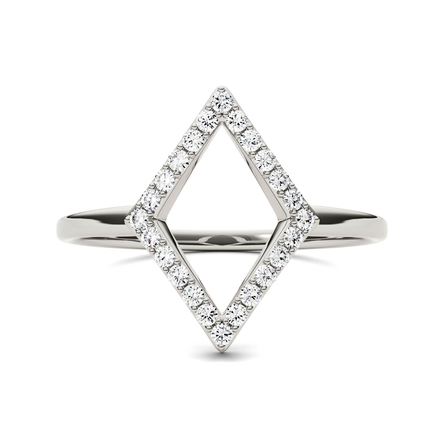 0.12 CTW DEW Round Forever One™ Moissanite Ring