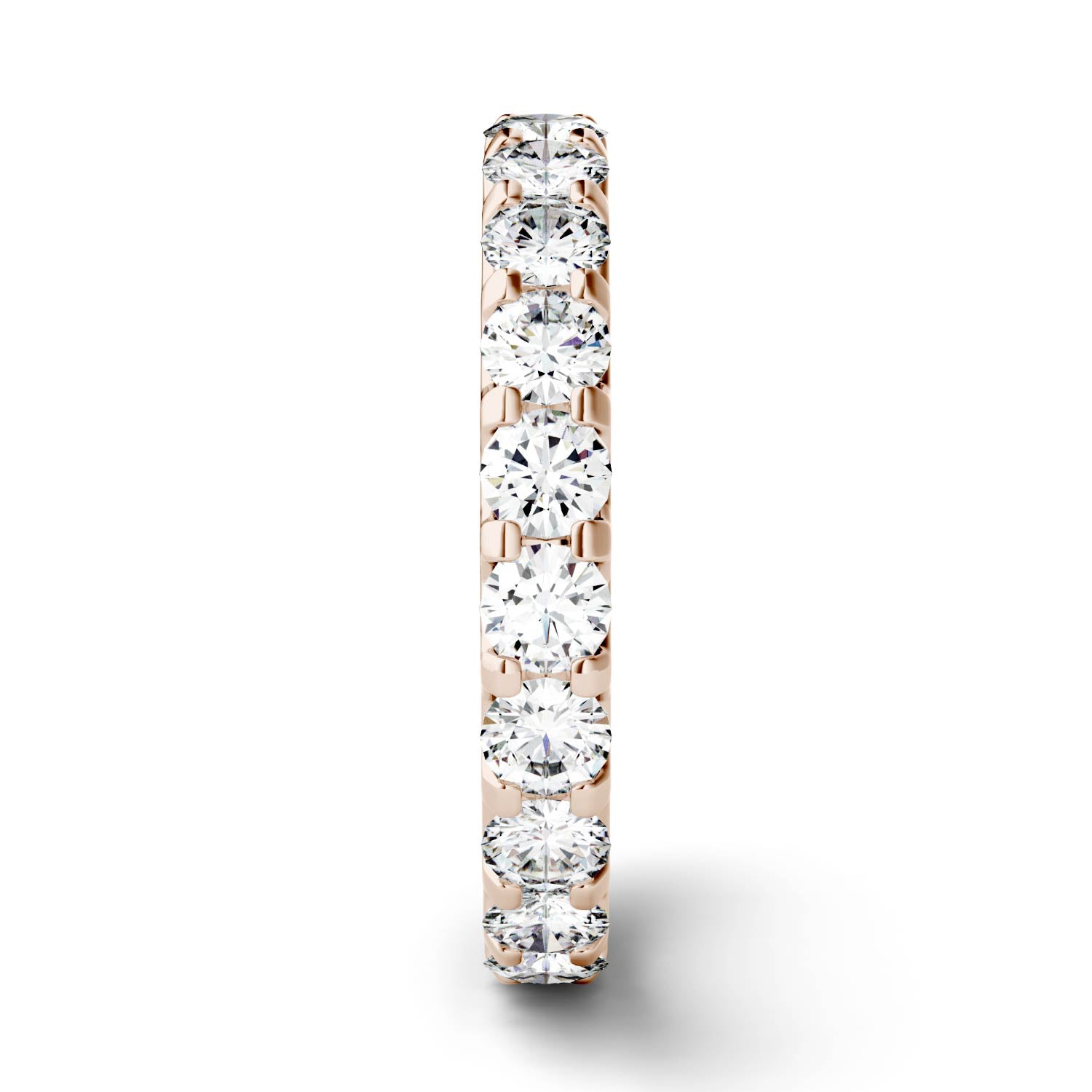2.10 CTW DEW Round Forever One™ Moissanite Eternity Band Ring