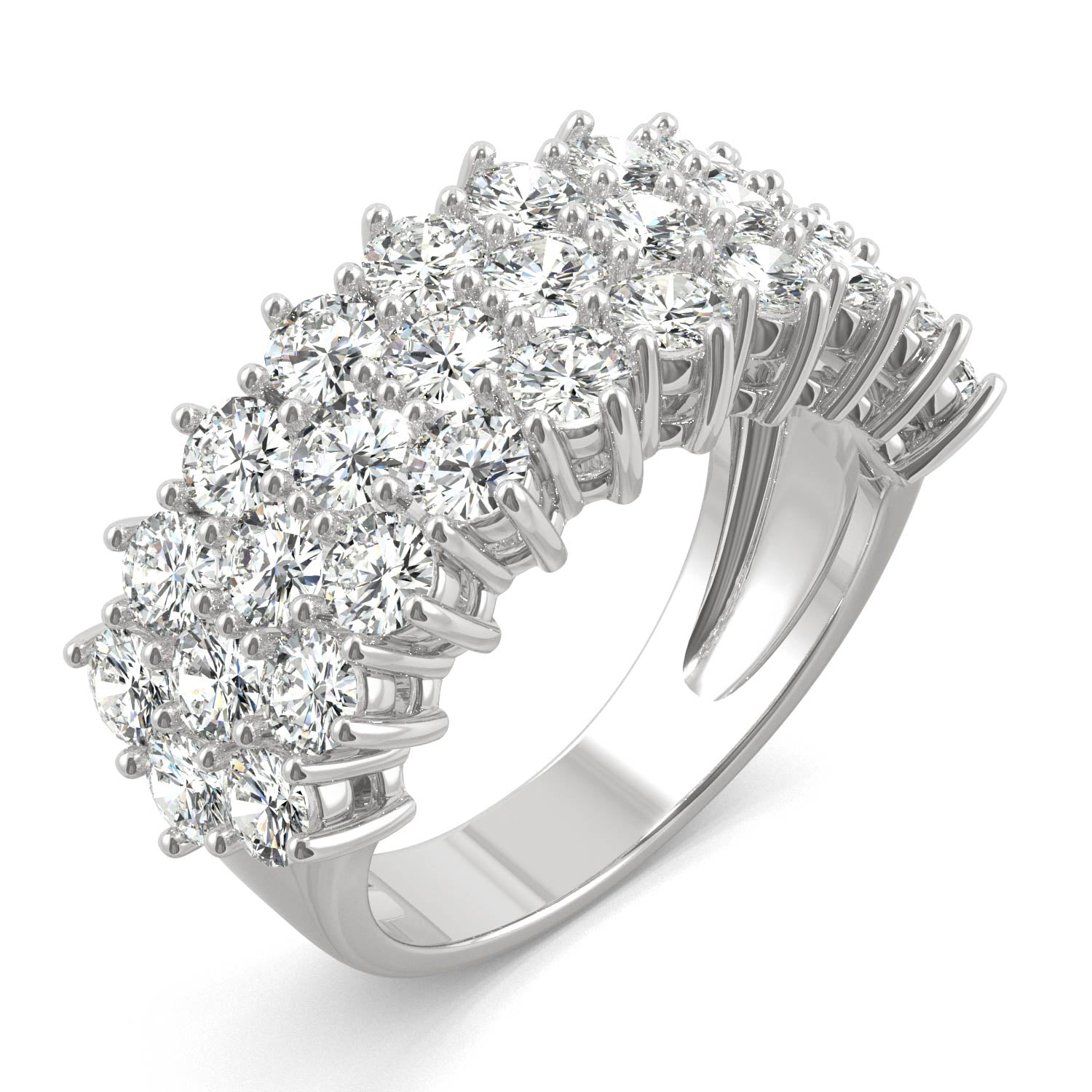 3.00 CTW DEW Round Forever Bright™ Moissanite Ring