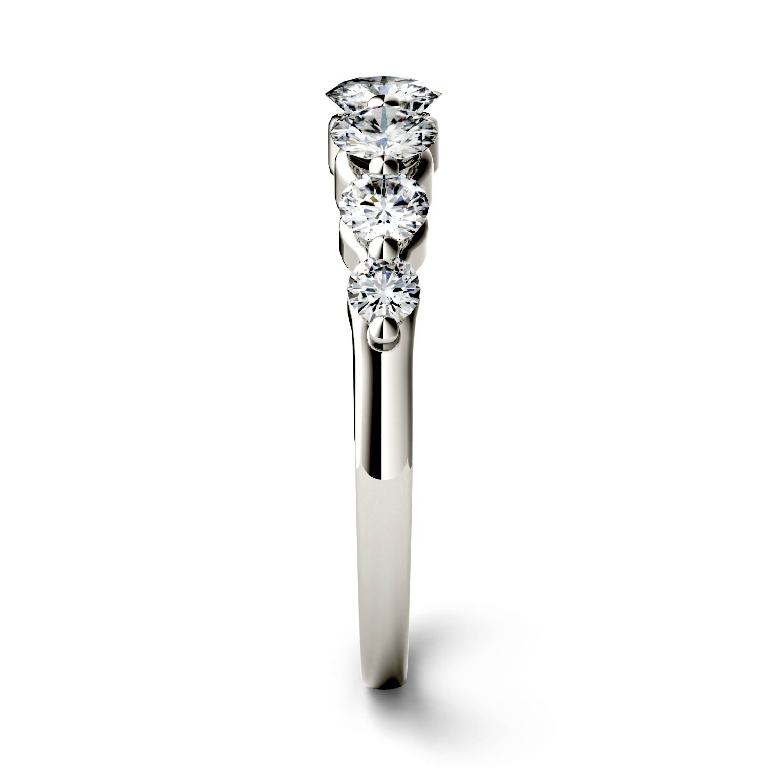0.87 CTW DEW Round Forever Bright™ Moissanite Ring