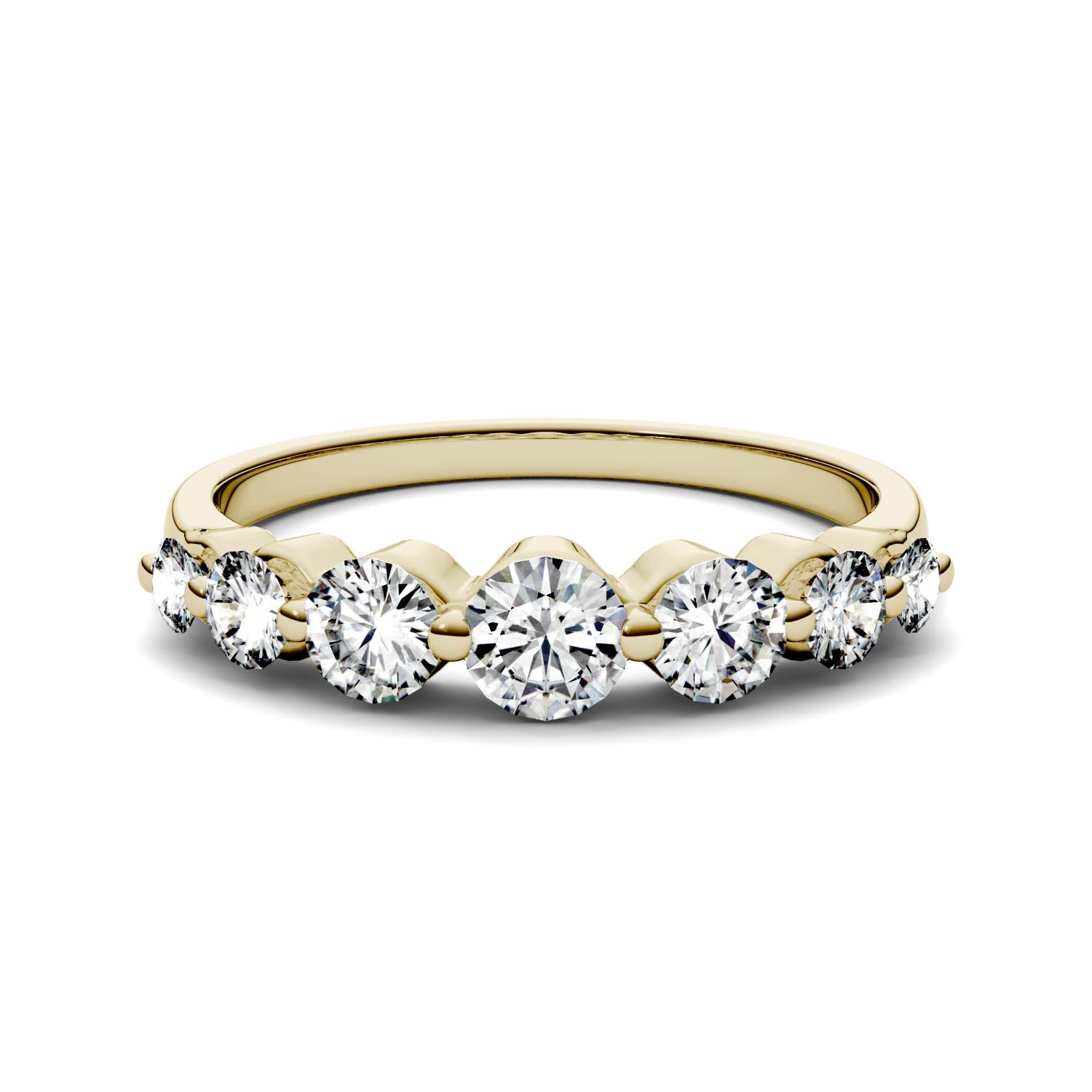 0.87 CTW DEW Round Forever Bright™ Moissanite Ring