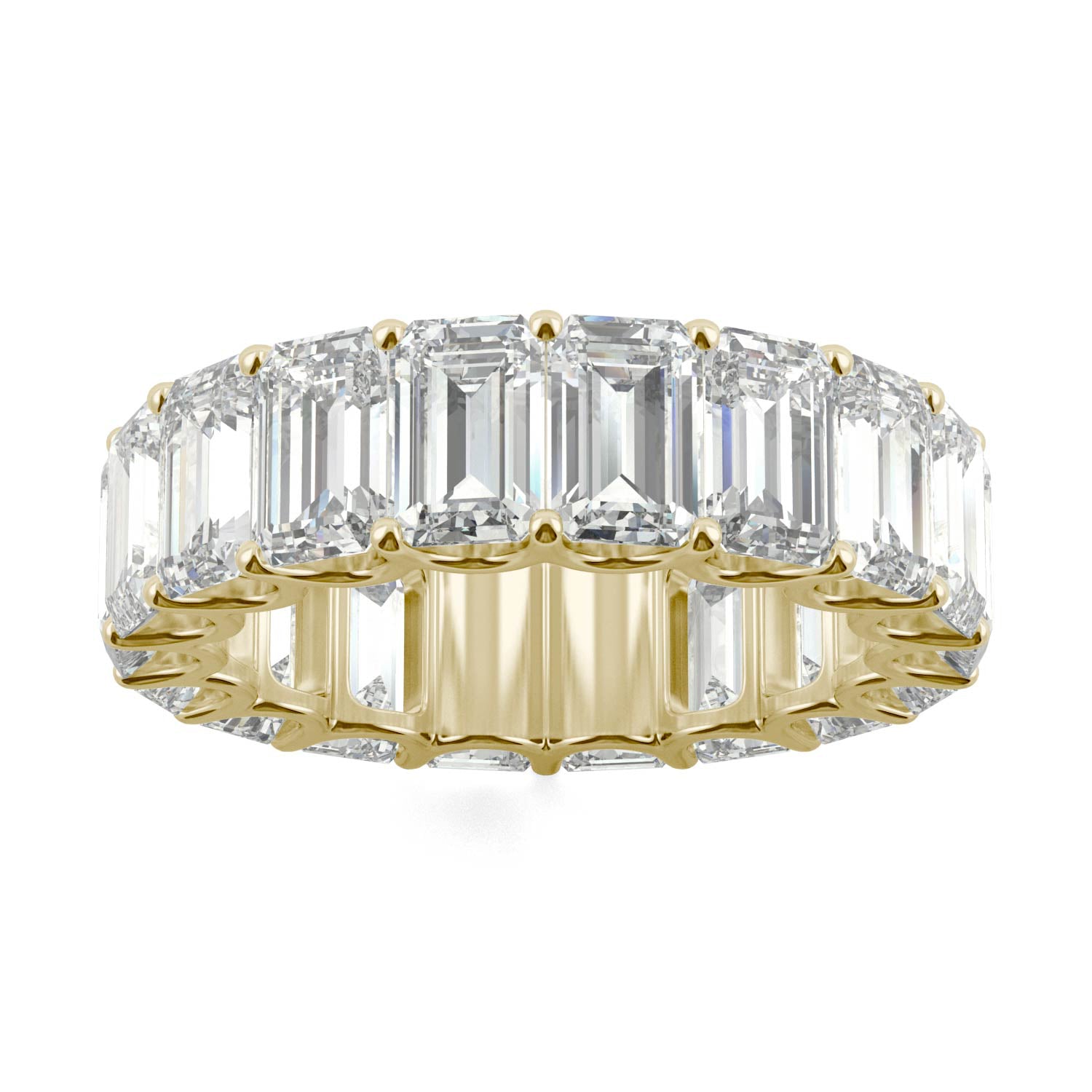 10.44 CTW DEW Emerald Forever One™ Moissanite Eternity Band Ring