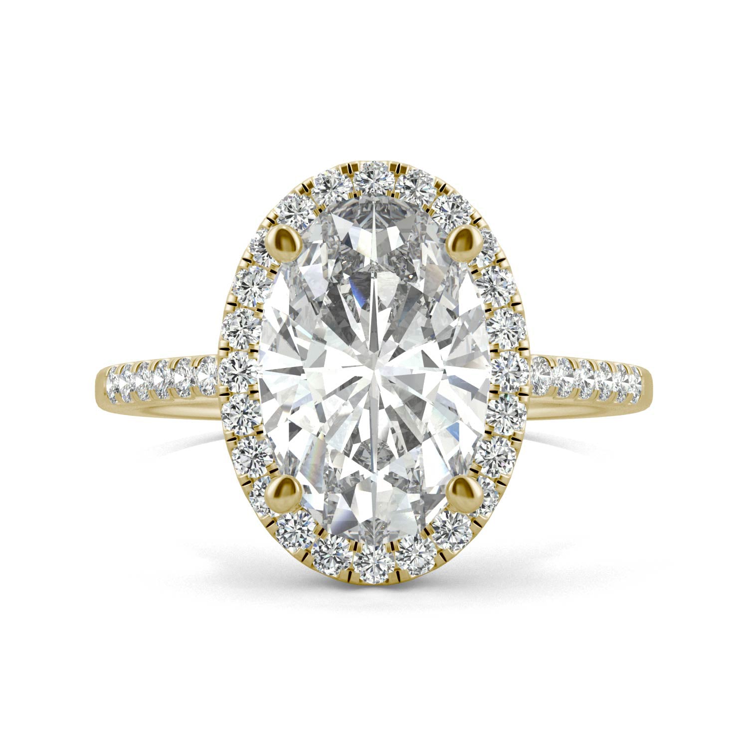 4.75 CTW DEW Elongated Oval Forever Bright™ Moissanite Ring