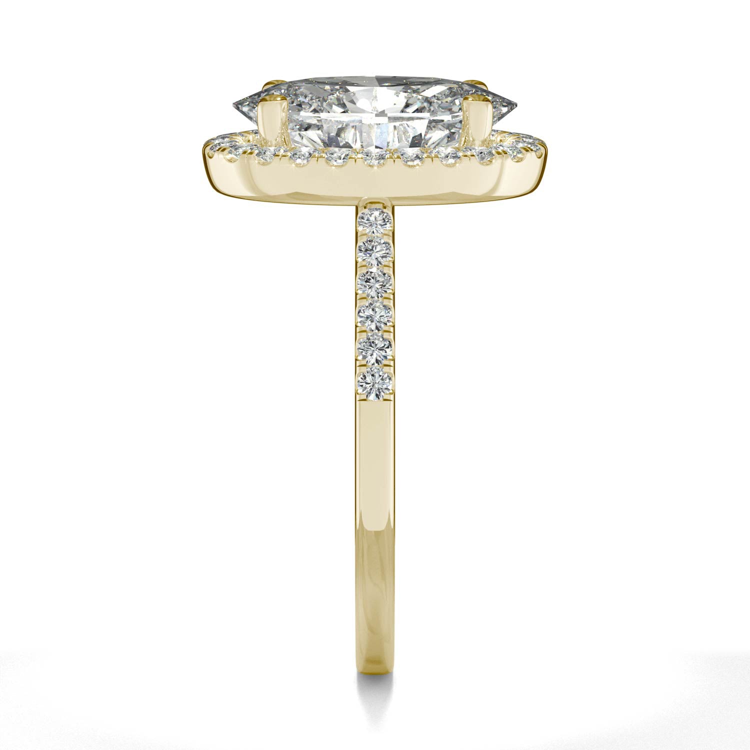 4.75 CTW DEW Elongated Oval Forever Bright™ Moissanite Ring