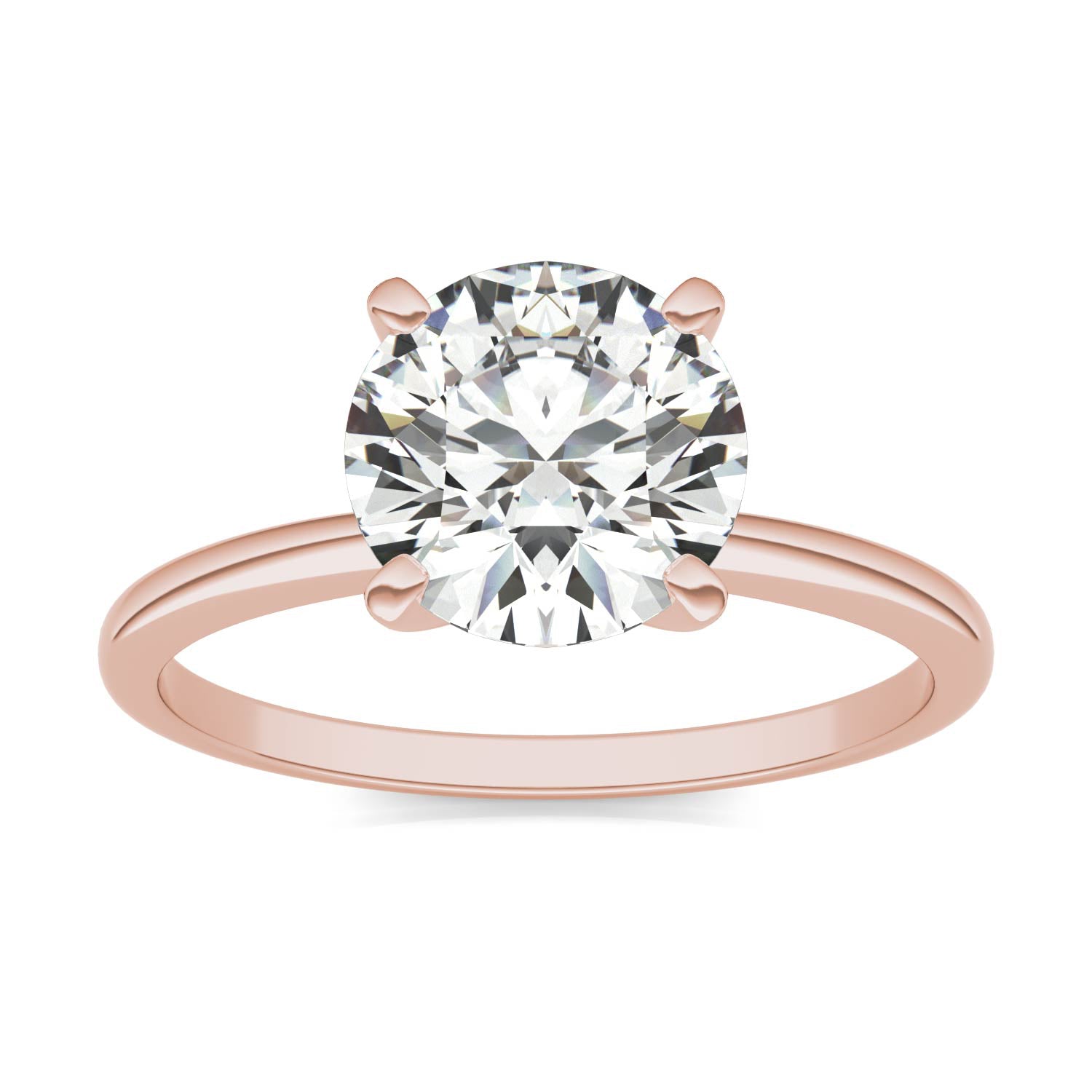 2 CTW Round Caydia® Lab Grown Diamond Solitaire Engagement Ring