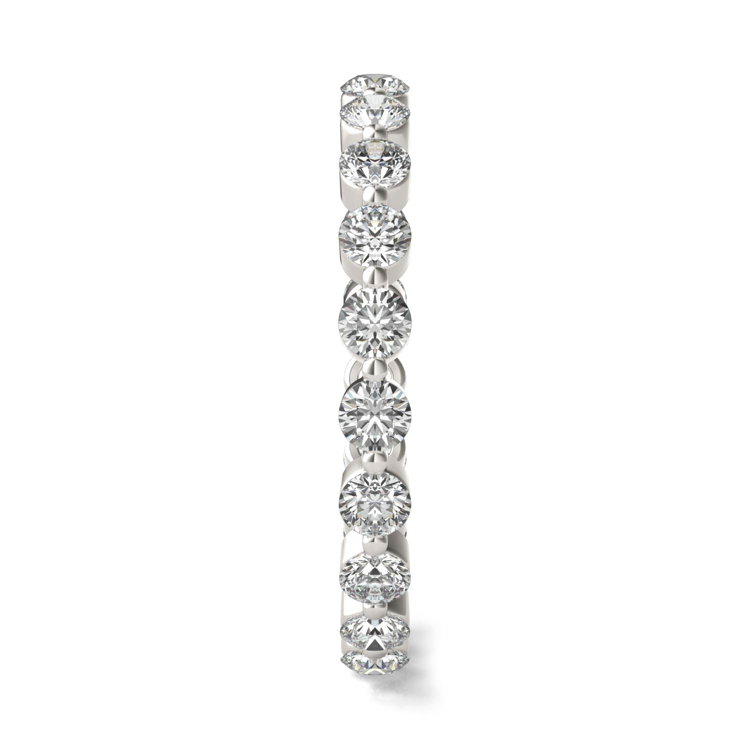 1 CTW Round Caydia® Lab Grown Diamond Single Prong Eternity Band Ring