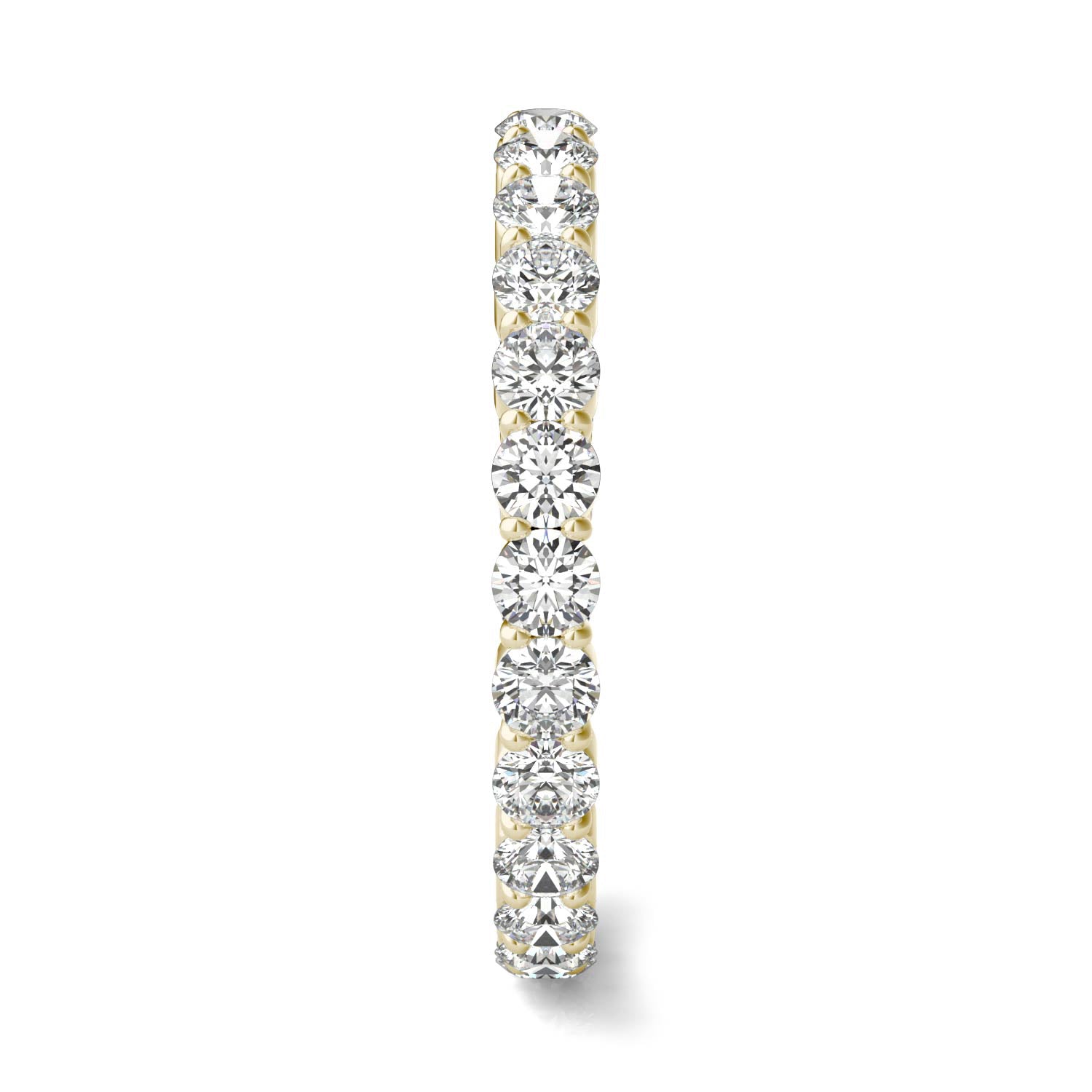 1 1/3 CTW Round Caydia® Lab Grown Diamond Scallop Edge Eternity Band Ring